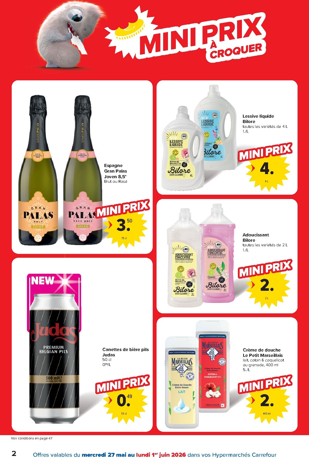 carrefour - Carrefour Hypermarchés folder voor volgende week van woensdag 27/05/2026 tot maandag 08/06/2026 - page: 2