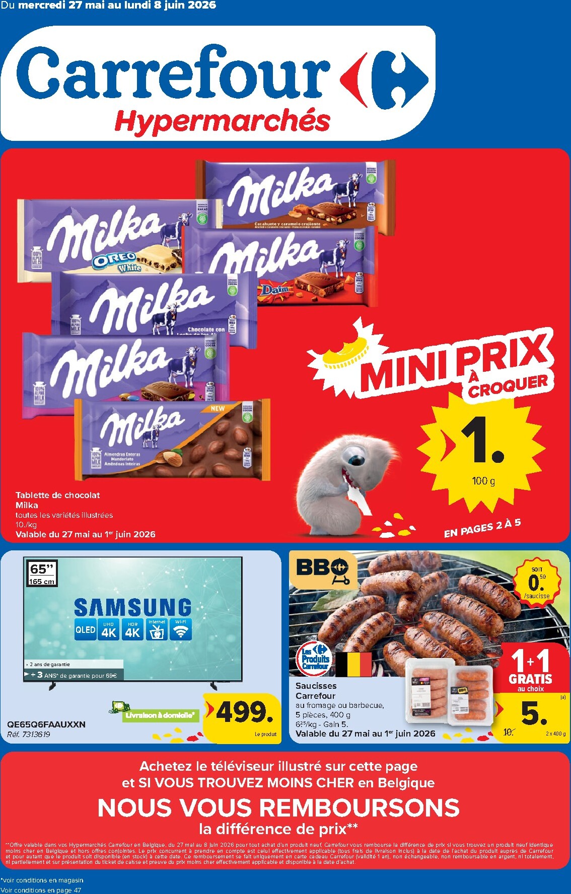 carrefour - Carrefour Hypermarchés folder voor volgende week van woensdag 27/05/2026 tot maandag 08/06/2026