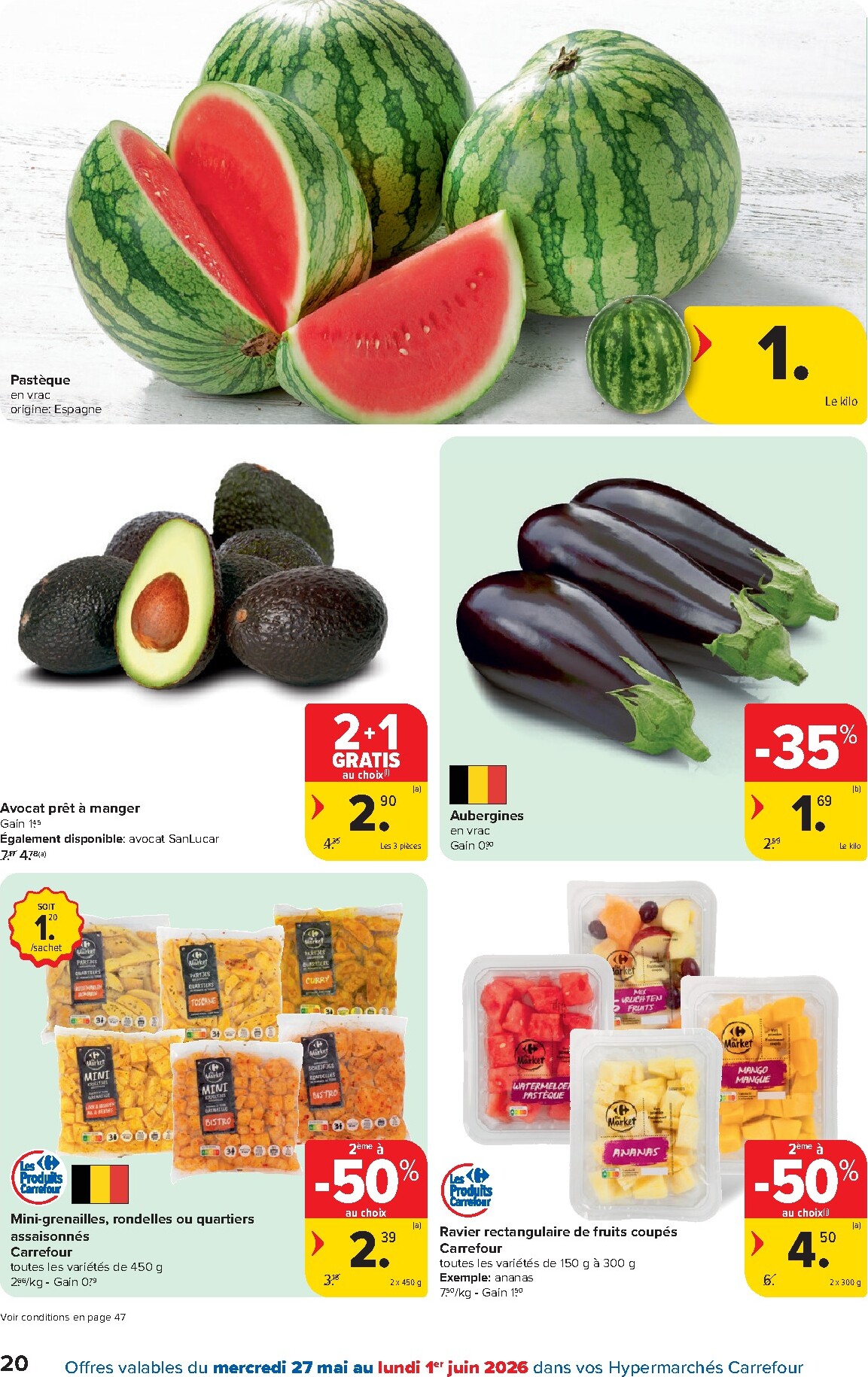 carrefour - Carrefour Hypermarchés folder voor volgende week van woensdag 27/05/2026 tot maandag 08/06/2026 - page: 20