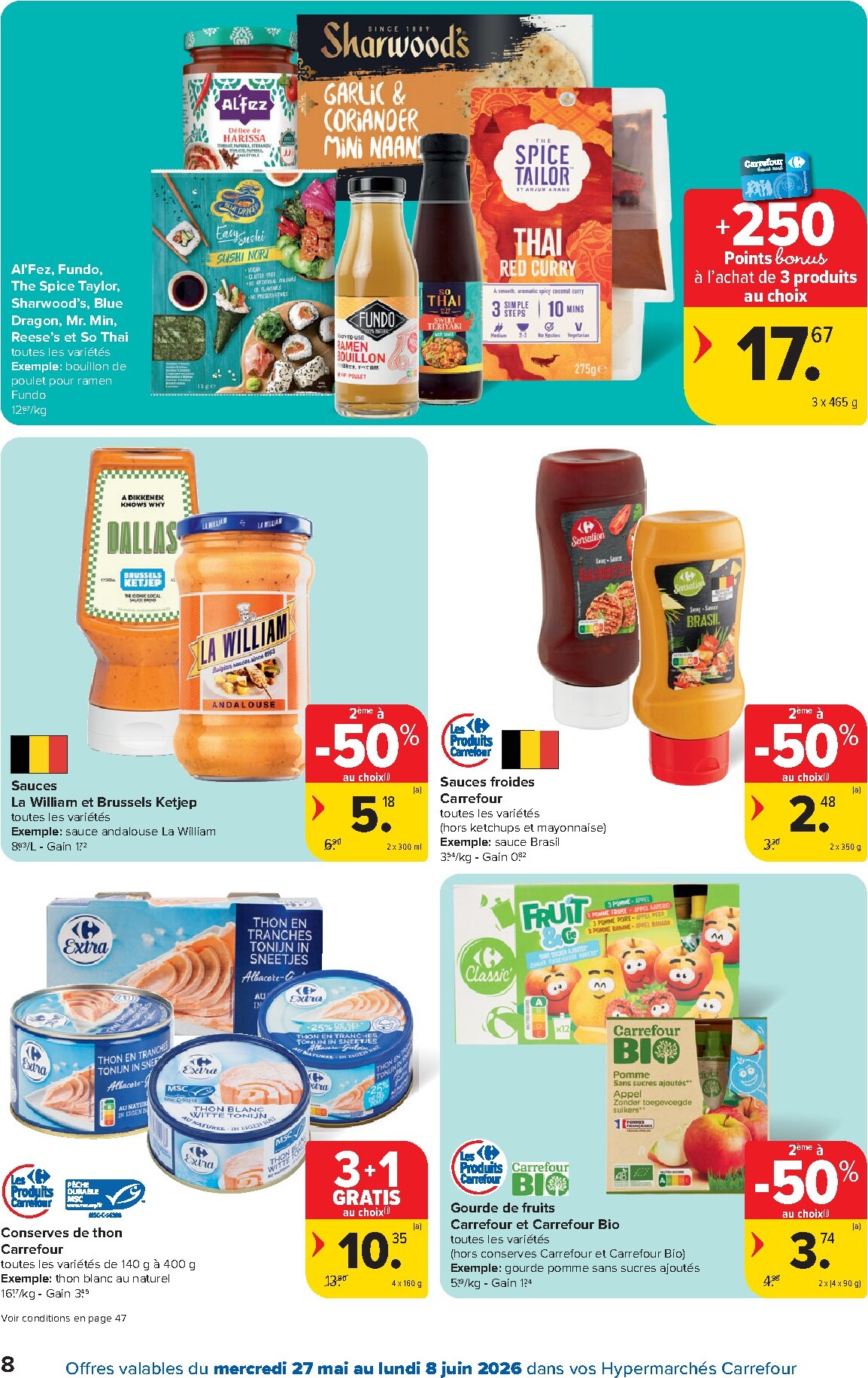 carrefour - Carrefour Hypermarchés folder voor volgende week van woensdag 27/05/2026 tot maandag 08/06/2026 - page: 8