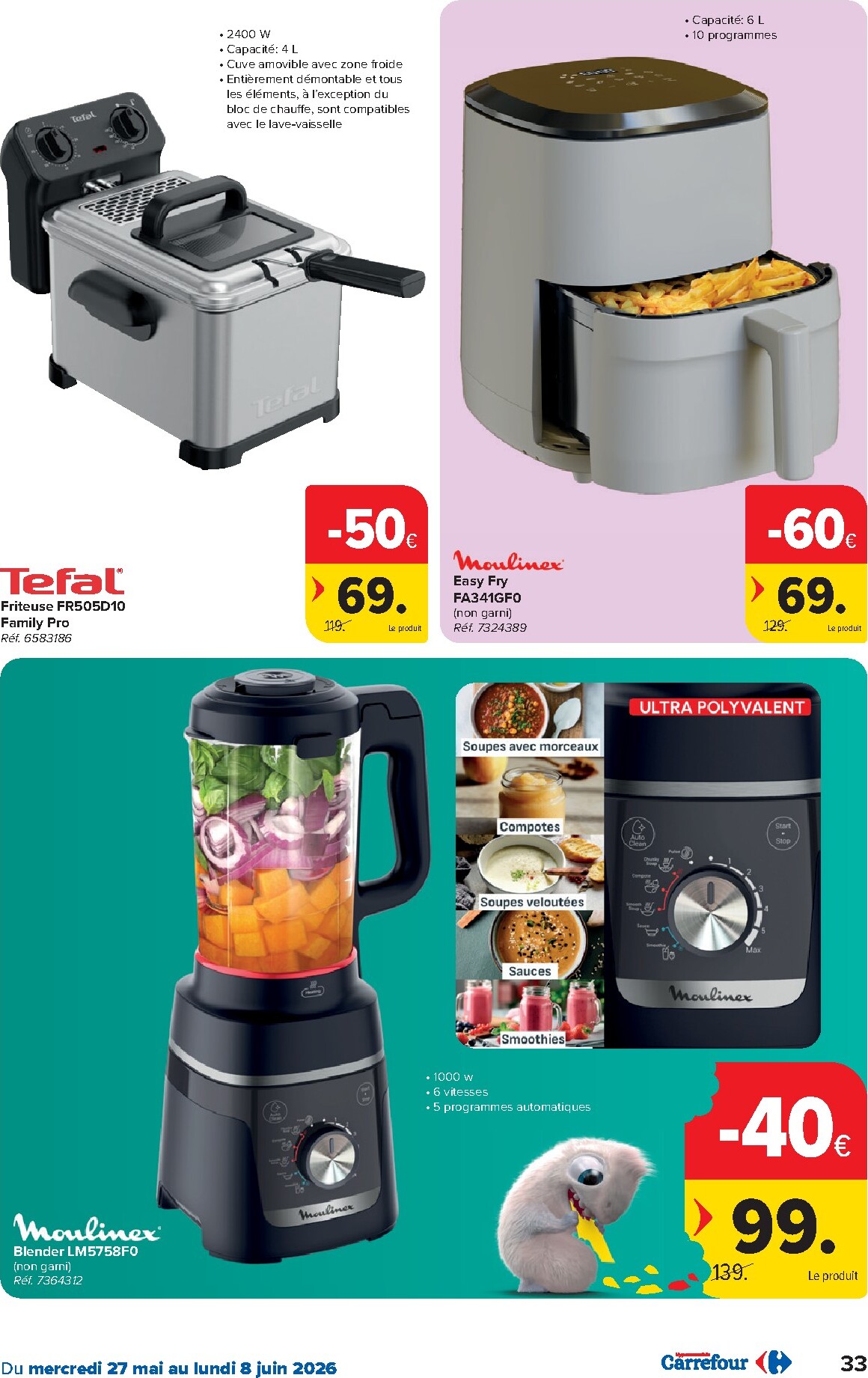 carrefour - Carrefour Hypermarchés folder voor volgende week van woensdag 27/05/2026 tot maandag 08/06/2026 - page: 33