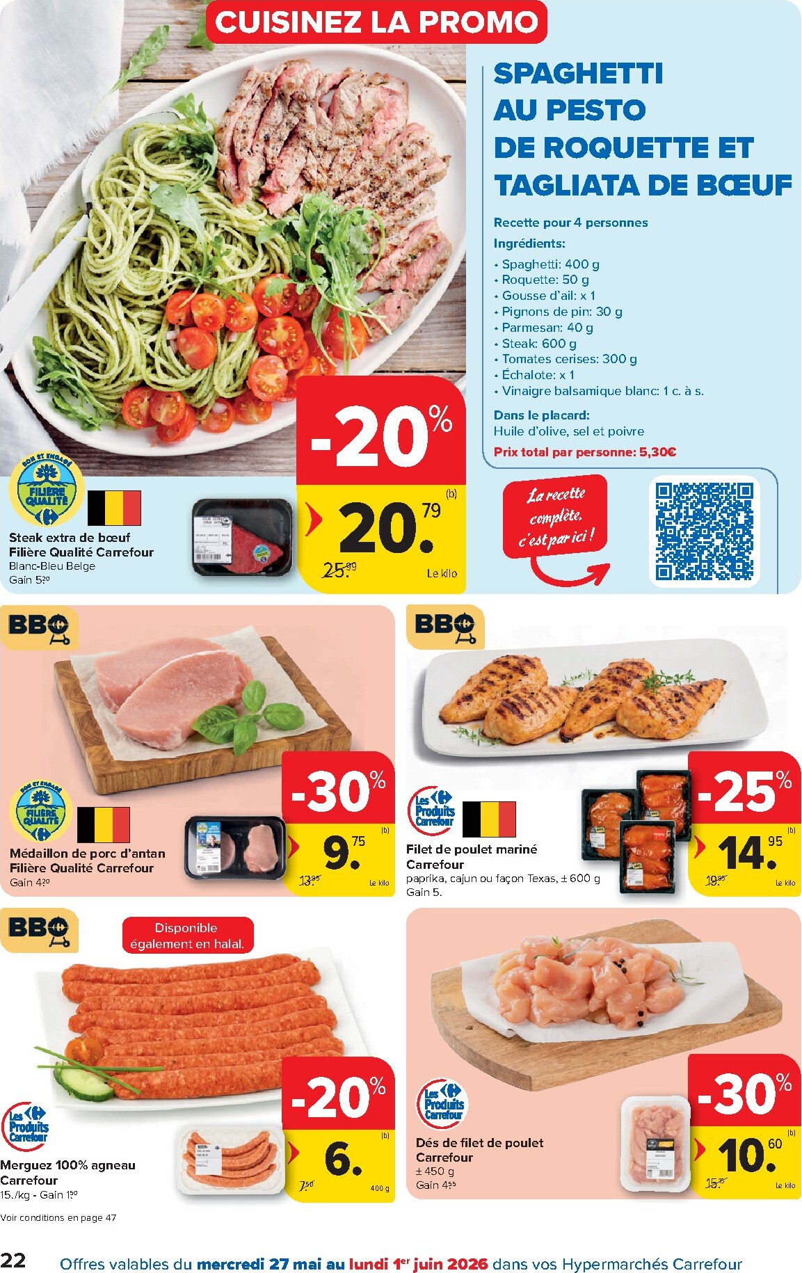 carrefour - Carrefour Hypermarchés folder voor volgende week van woensdag 27/05/2026 tot maandag 08/06/2026 - page: 22