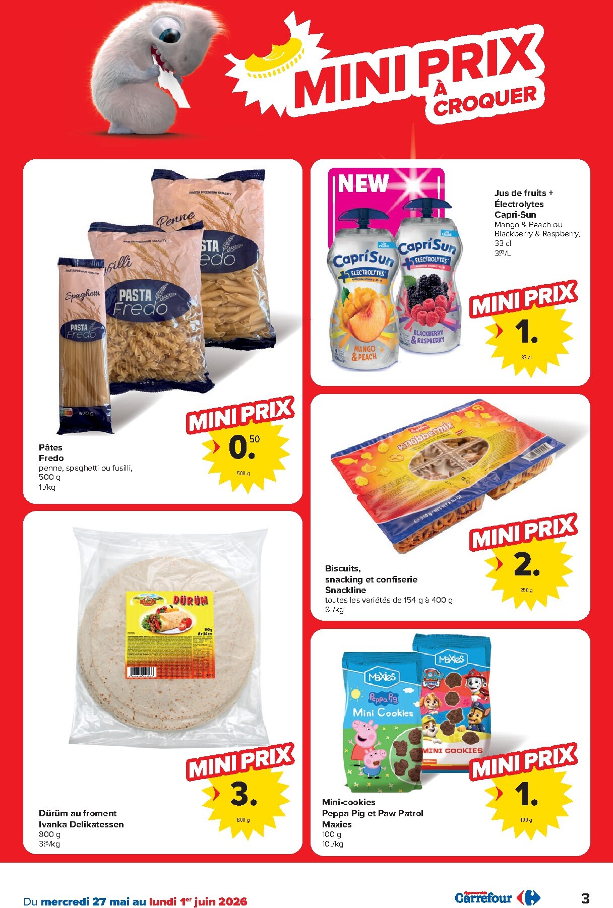 carrefour - Carrefour Hypermarchés folder voor volgende week van woensdag 27/05/2026 tot maandag 08/06/2026 - page: 3