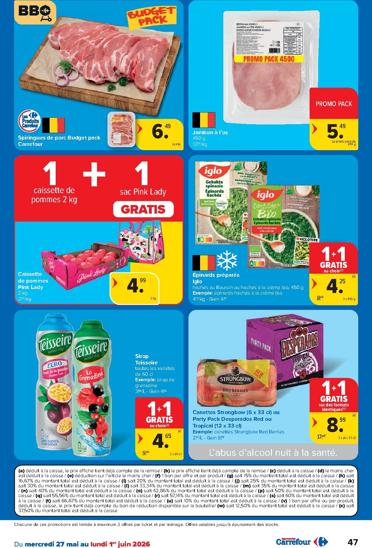 carrefour - Carrefour Hypermarchés folder voor volgende week van woensdag 27/05/2026 tot maandag 08/06/2026 - page: 47