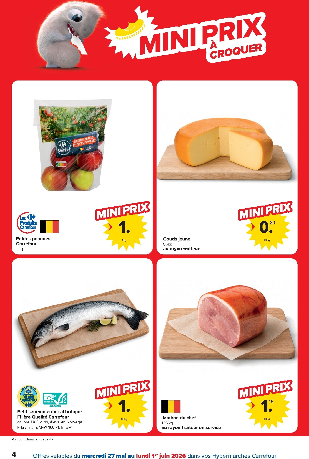 carrefour - Carrefour Hypermarchés folder voor volgende week van woensdag 27/05/2026 tot maandag 08/06/2026 - page: 4