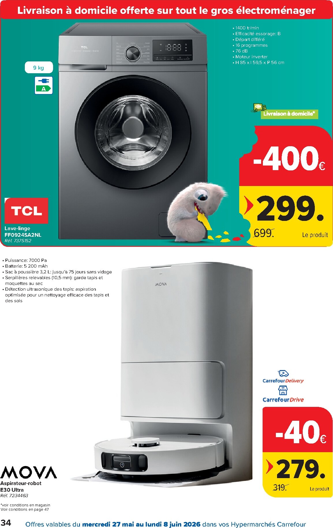 carrefour - Carrefour Hypermarchés folder voor volgende week van woensdag 27/05/2026 tot maandag 08/06/2026 - page: 34