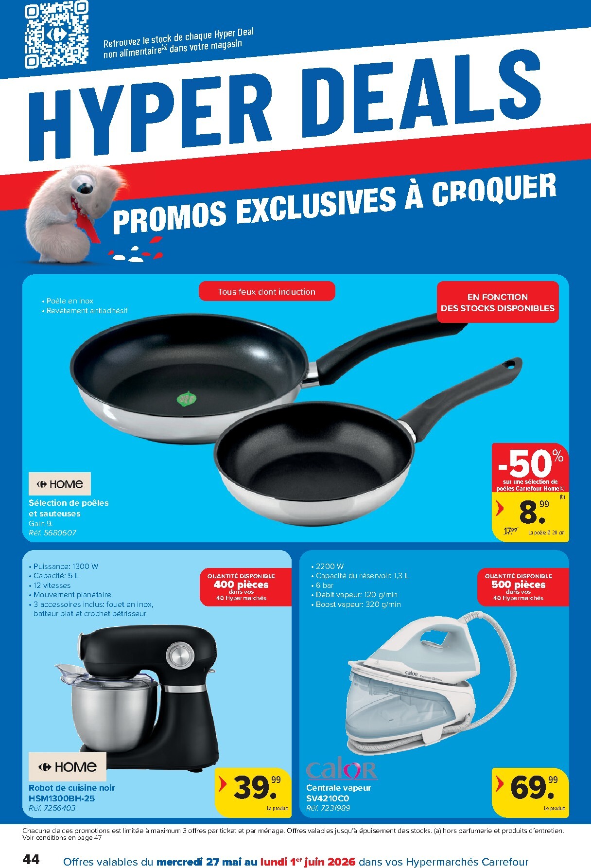 carrefour - Carrefour Hypermarchés folder voor volgende week van woensdag 27/05/2026 tot maandag 08/06/2026 - page: 44