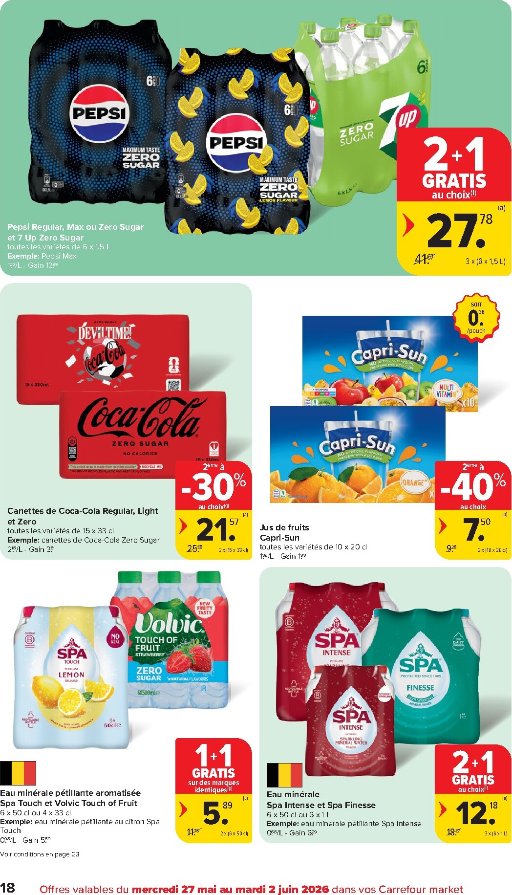 carrefour - Carrefour Market folder voor volgende week van woensdag 27/05/2026 tot dinsdag 02/06/2026 - page: 18