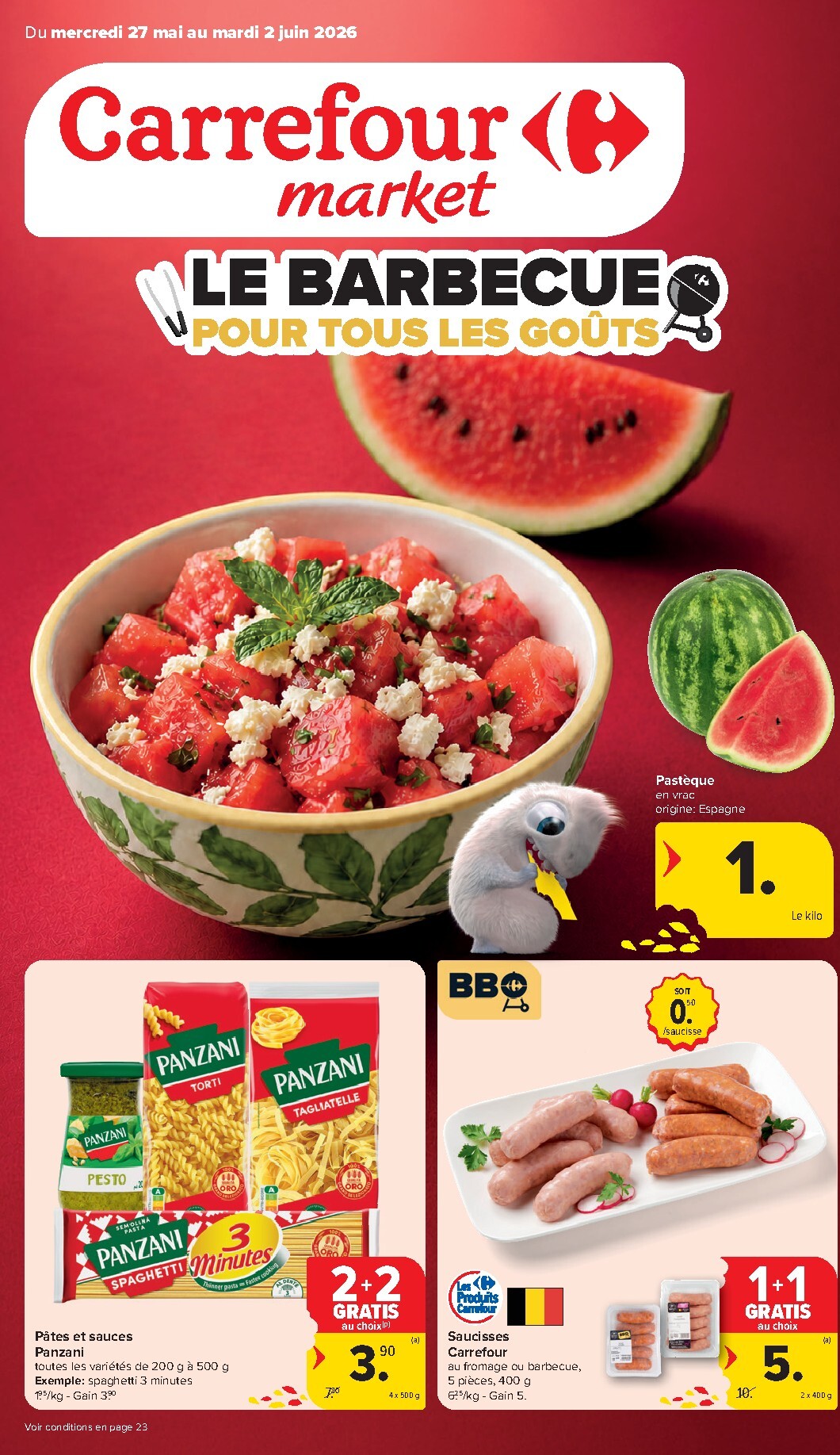 carrefour - Carrefour Market folder voor volgende week van woensdag 27/05/2026 tot dinsdag 02/06/2026