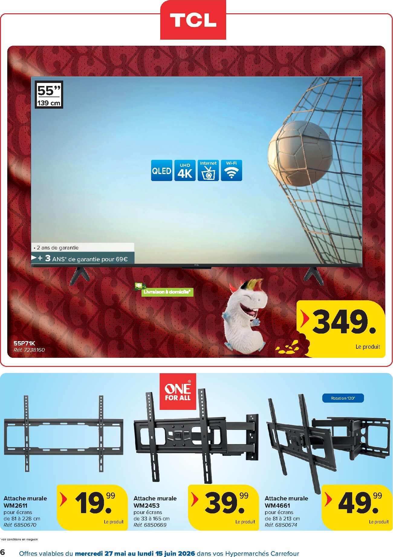 carrefour - Carrefour Hypermarchés - Vivez vos Emotions en Grand folder voor volgende week van woensdag 27/05/2026 tot maandag 15/06/2026 - page: 6
