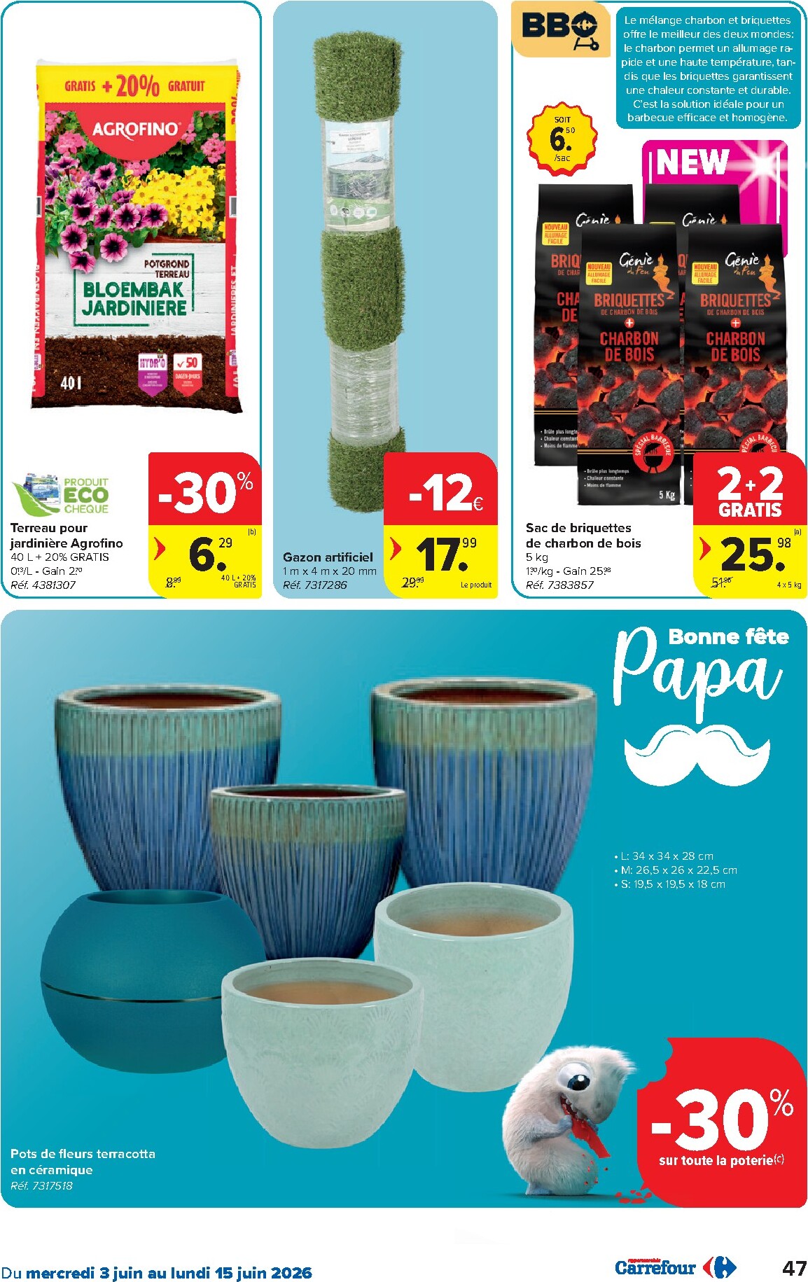 carrefour - Carrefour Hypermarchés folder voor volgende week van woensdag 03/06/2026 tot maandag 15/06/2026 - page: 47