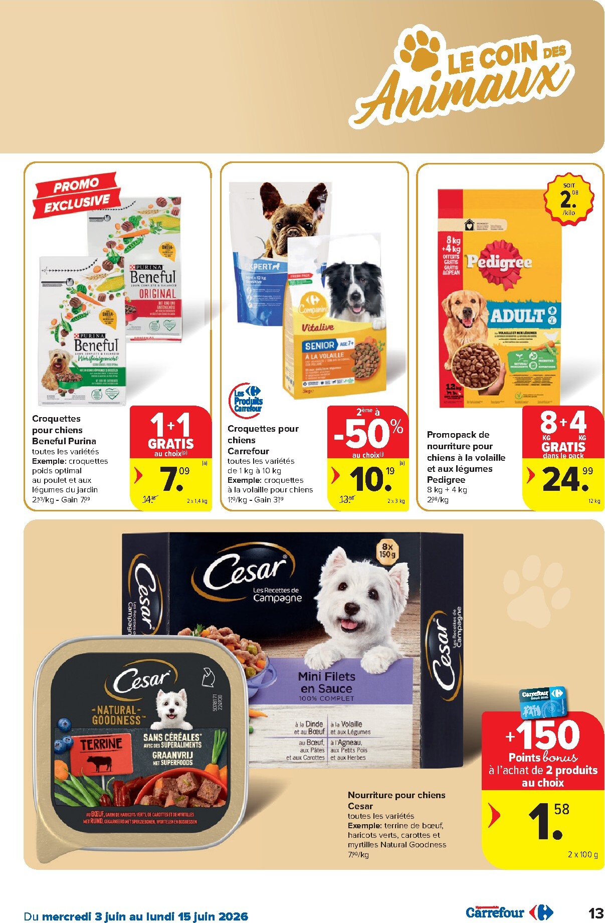 carrefour - Carrefour Hypermarchés folder voor volgende week van woensdag 03/06/2026 tot maandag 15/06/2026 - page: 13