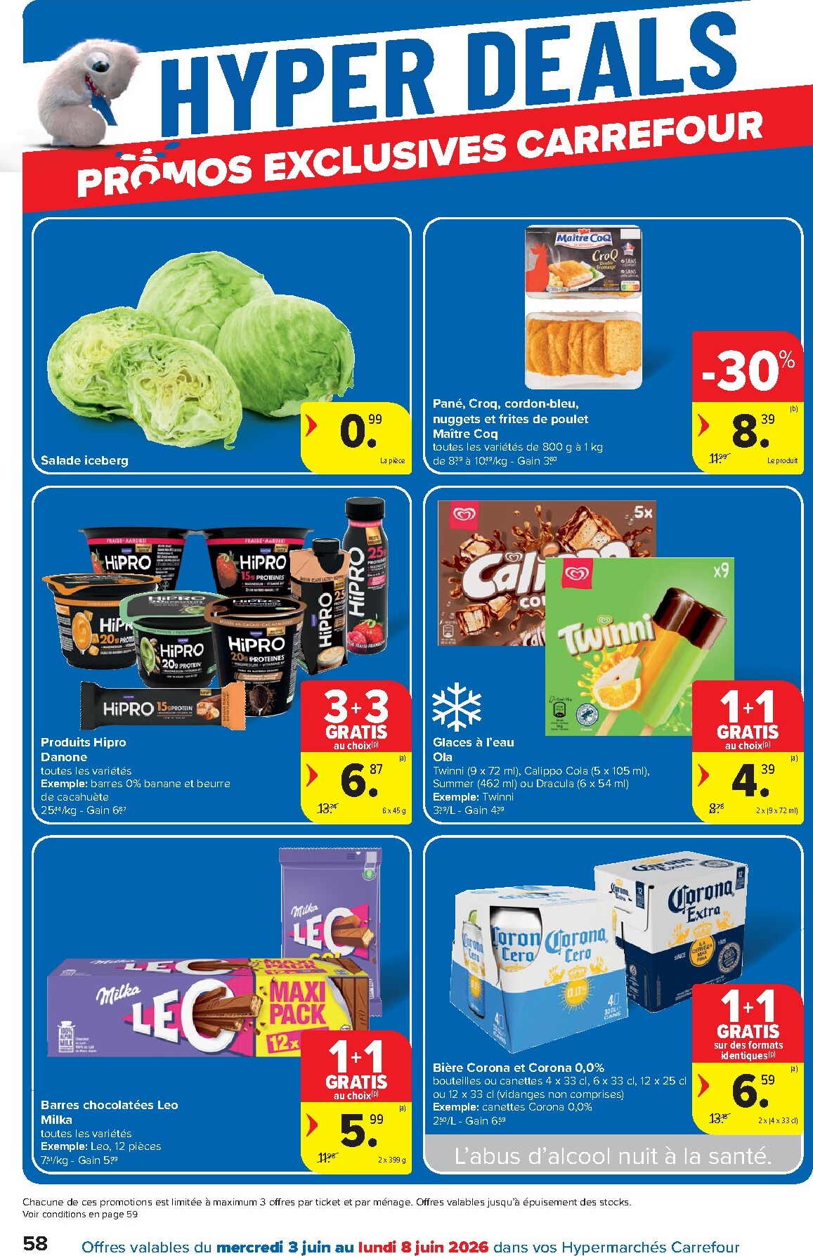 carrefour - Carrefour Hypermarchés folder voor volgende week van woensdag 03/06/2026 tot maandag 15/06/2026 - page: 58
