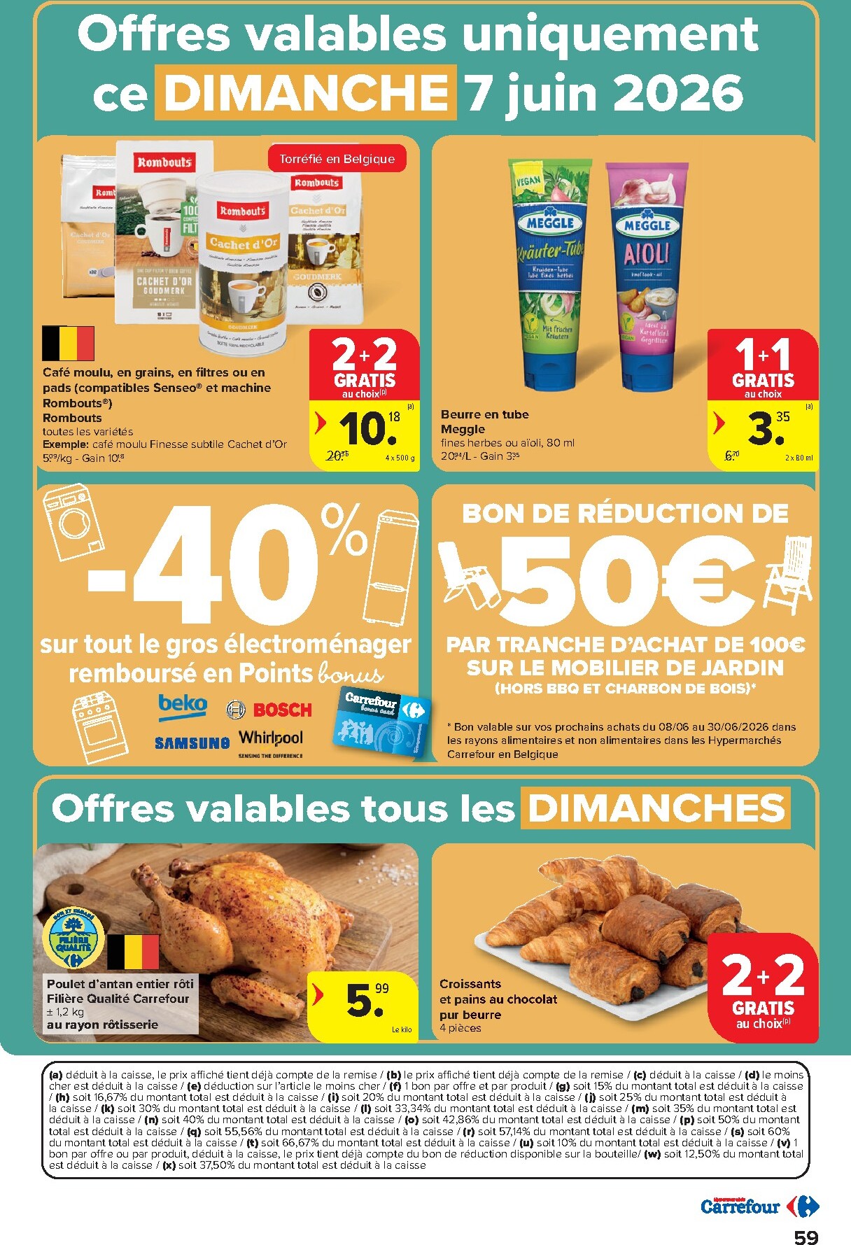 carrefour - Carrefour Hypermarchés folder voor volgende week van woensdag 03/06/2026 tot maandag 15/06/2026 - page: 59