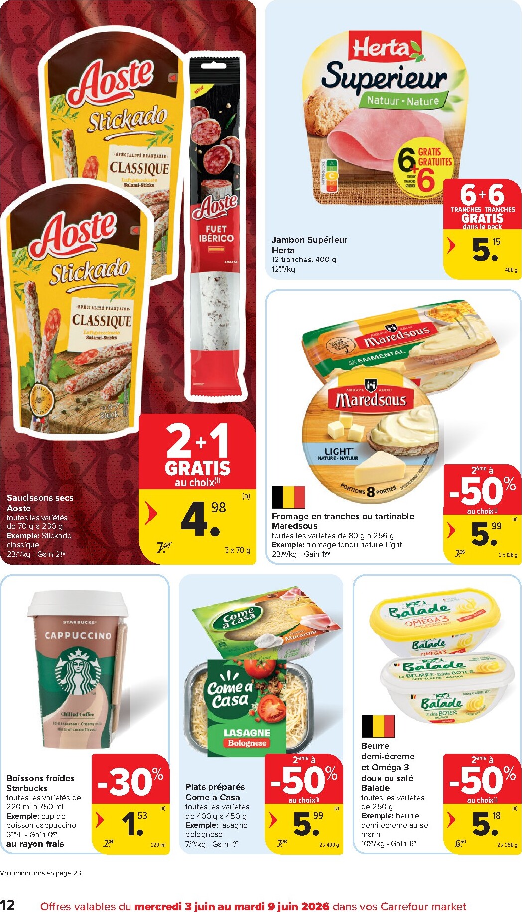 carrefour - Carrefour Market folder voor volgende week van woensdag 03/06/2026 tot dinsdag 09/06/2026 - page: 12