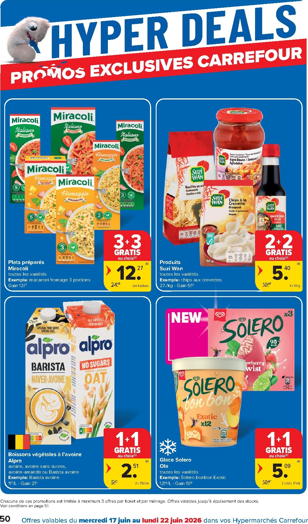 carrefour - Carrefour Hypermarchés folder voor volgende week van woensdag 17/06/2026 tot maandag 29/06/2026 - page: 50