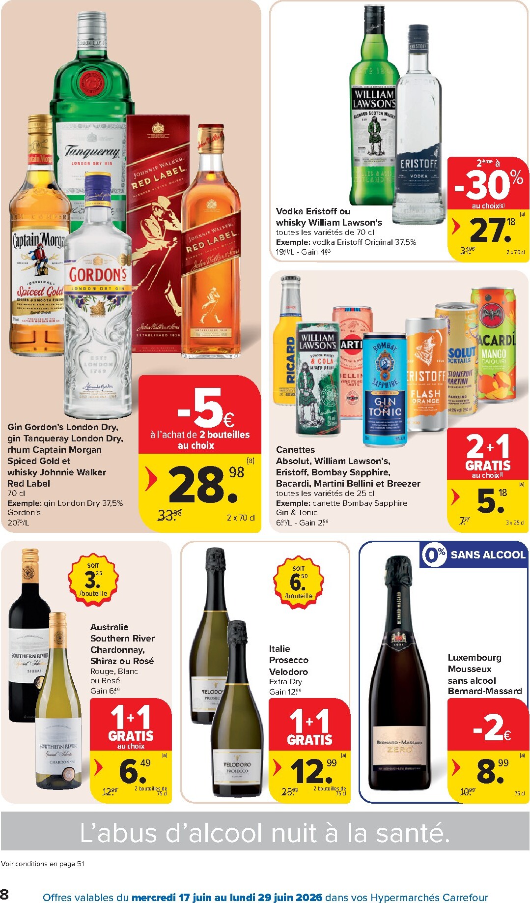 carrefour - Carrefour Hypermarchés folder voor volgende week van woensdag 17/06/2026 tot maandag 29/06/2026 - page: 8
