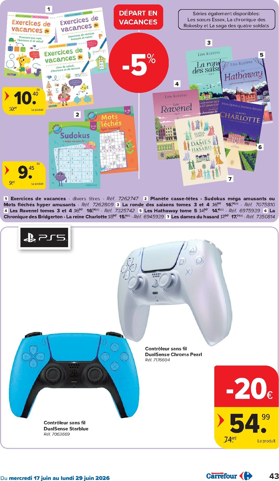 carrefour - Carrefour Hypermarchés folder voor volgende week van woensdag 17/06/2026 tot maandag 29/06/2026 - page: 43
