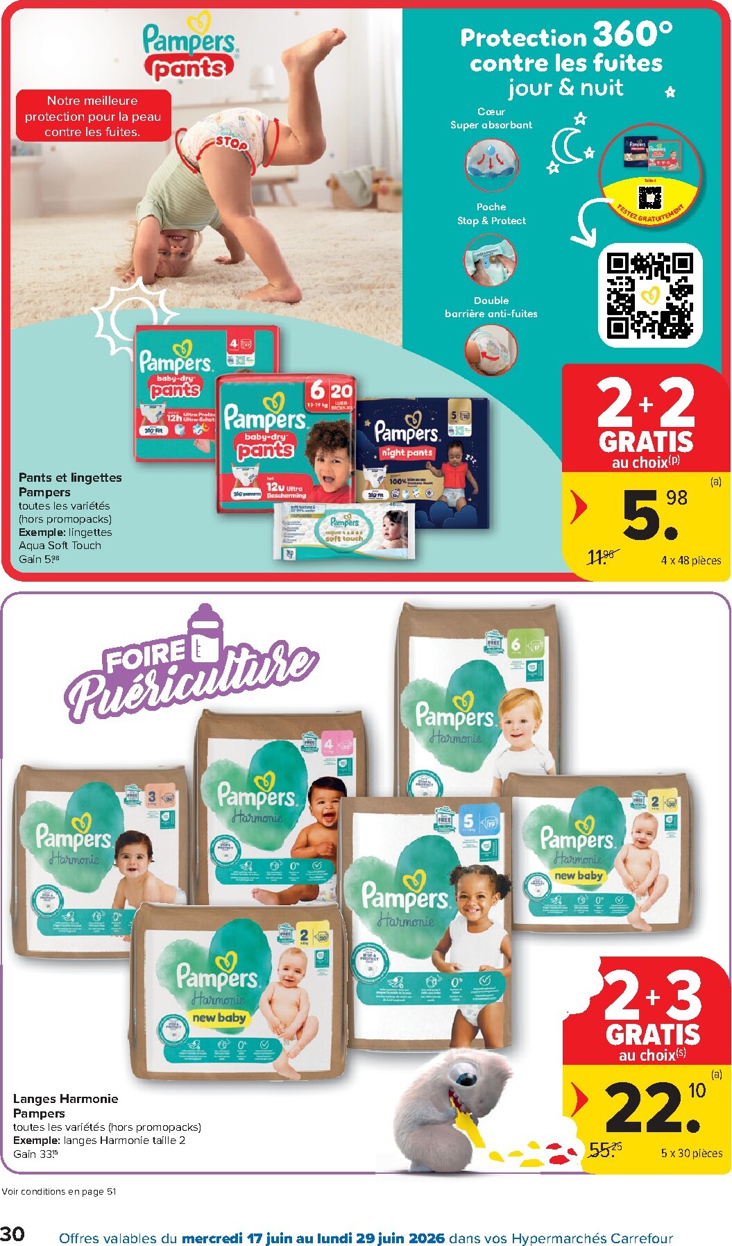 carrefour - Carrefour Hypermarchés folder voor volgende week van woensdag 17/06/2026 tot maandag 29/06/2026 - page: 30
