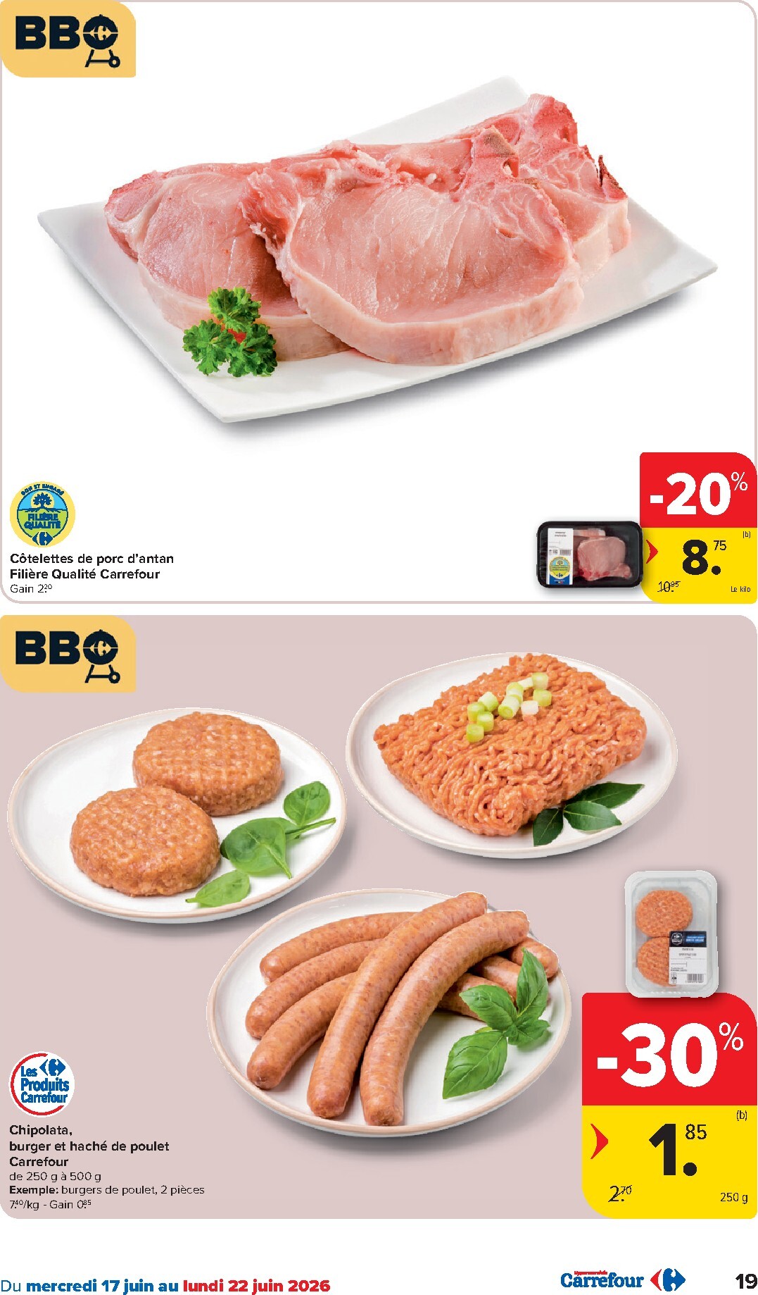 carrefour - Carrefour Hypermarchés folder voor volgende week van woensdag 17/06/2026 tot maandag 29/06/2026 - page: 19