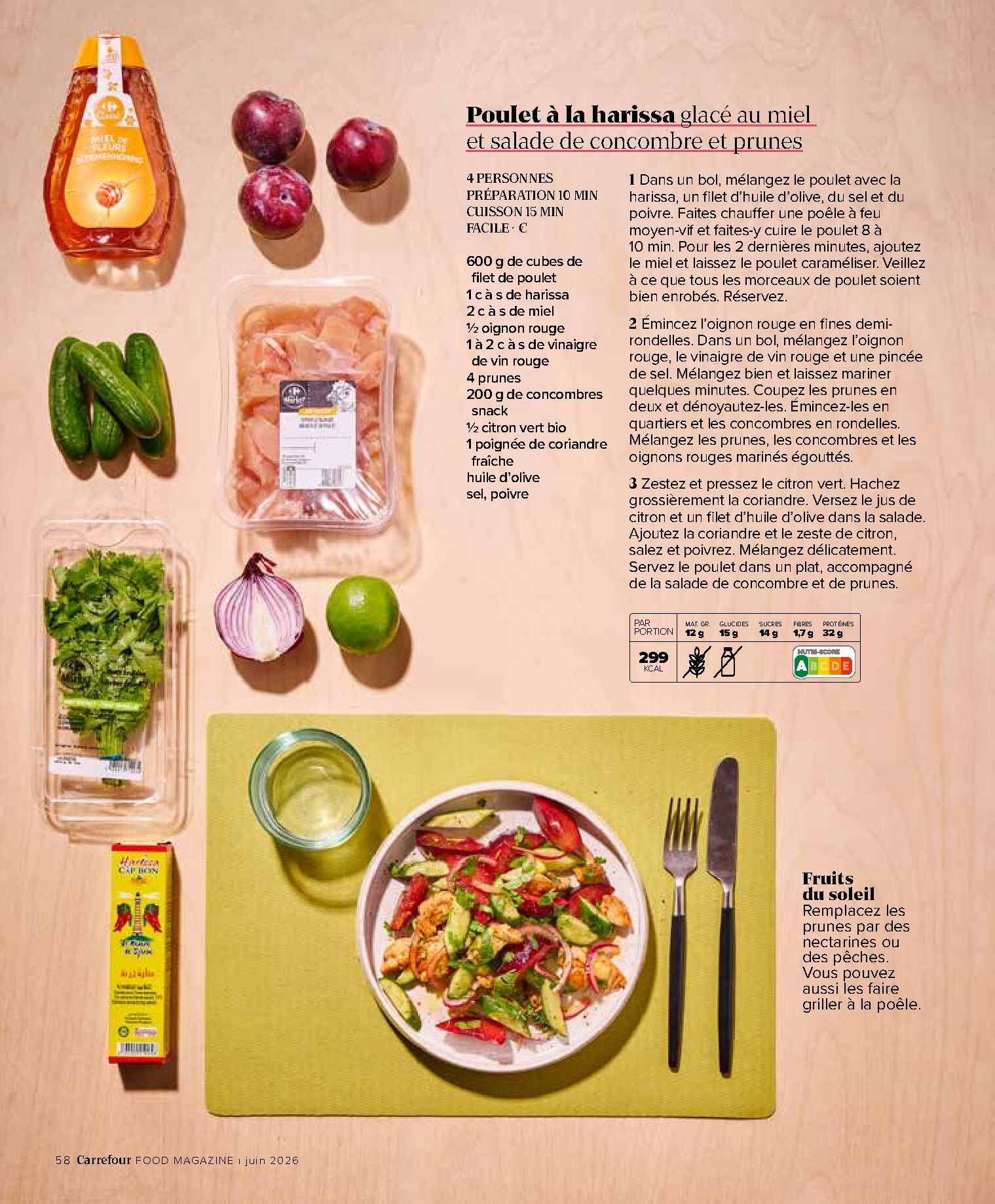 carrefour - Huidige Carrefour - Food Magazine folder geldig van donderdag 11/06/2026 tot woensdag 15/07/2026 - page: 58