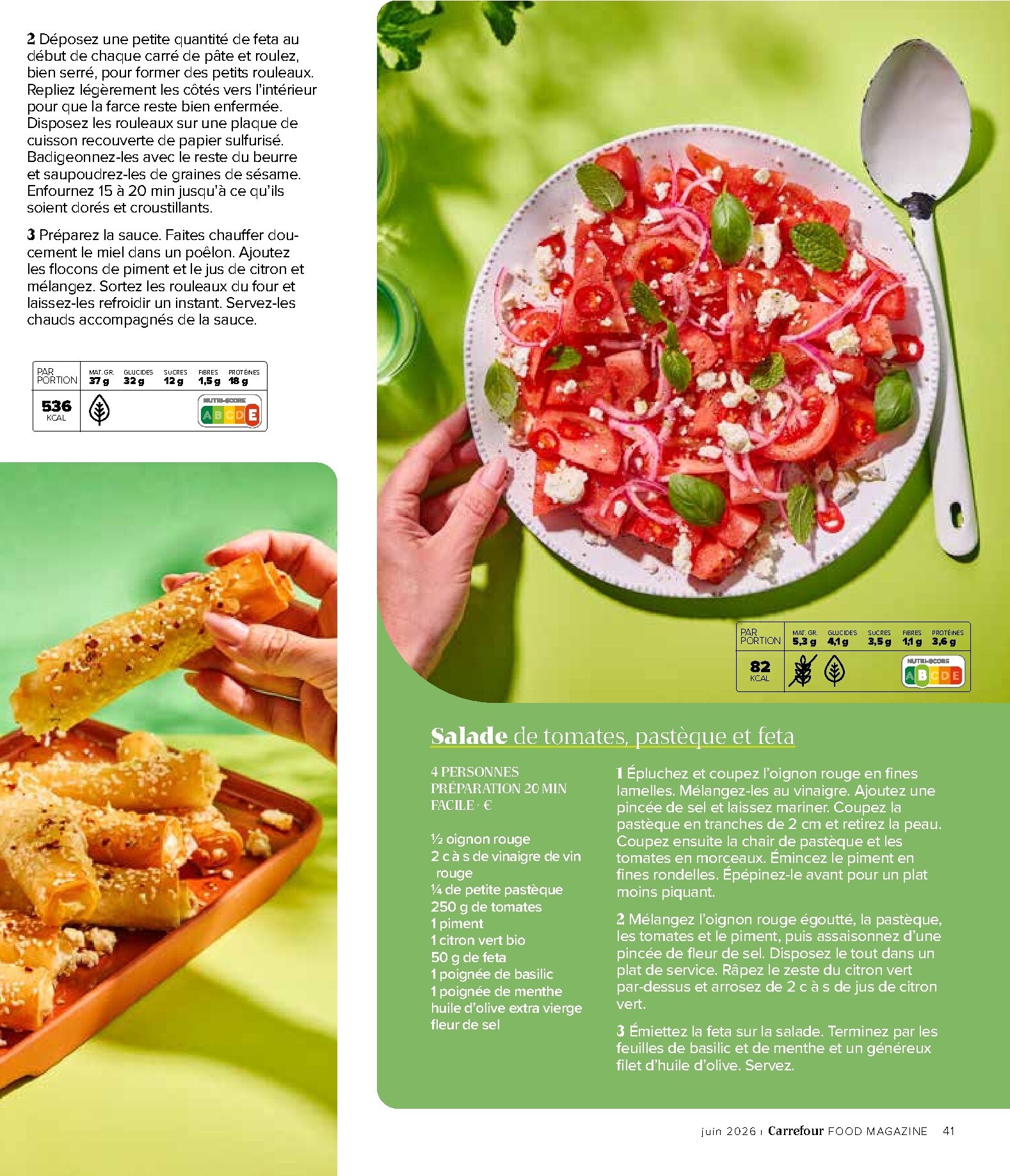 carrefour - Huidige Carrefour - Food Magazine folder geldig van donderdag 11/06/2026 tot woensdag 15/07/2026 - page: 41