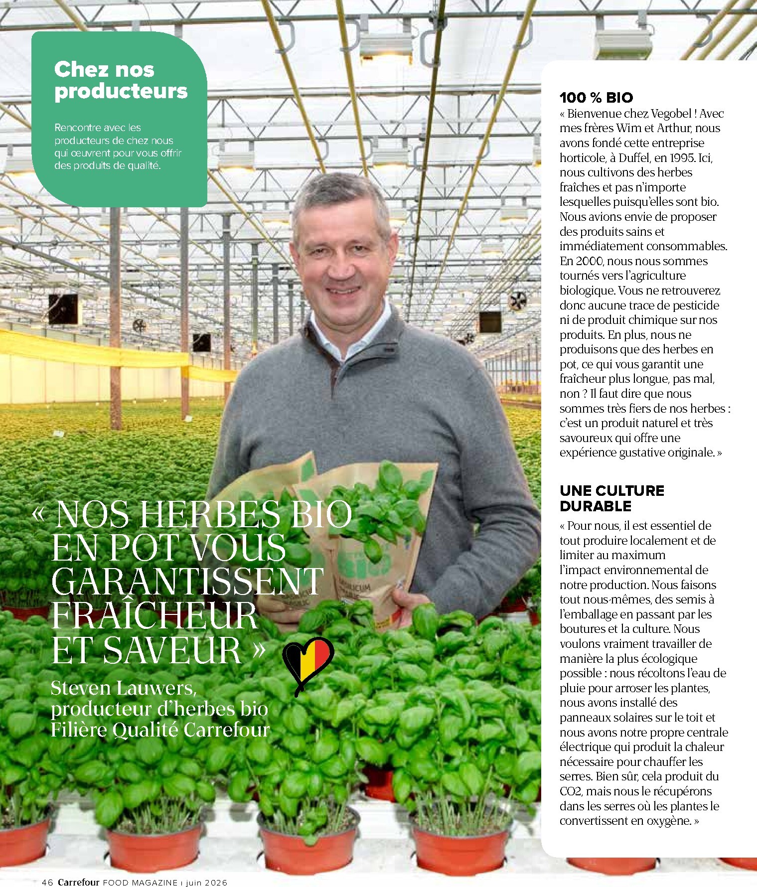 carrefour - Huidige Carrefour - Food Magazine folder geldig van donderdag 11/06/2026 tot woensdag 15/07/2026 - page: 46