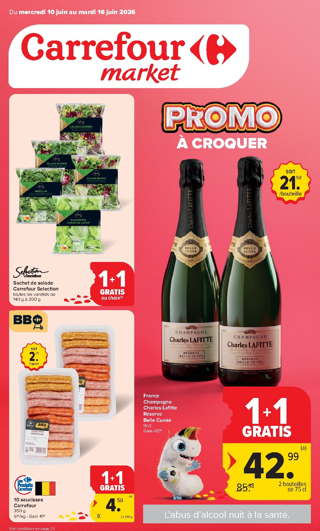 carrefour - Huidige Carrefour Market folder geldig van woensdag 10/06/2026 tot dinsdag 16/06/2026