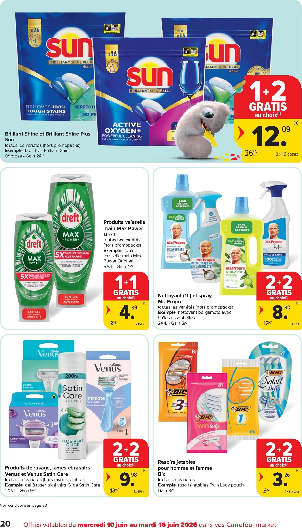 carrefour - Huidige Carrefour Market folder geldig van woensdag 10/06/2026 tot dinsdag 16/06/2026 - page: 20