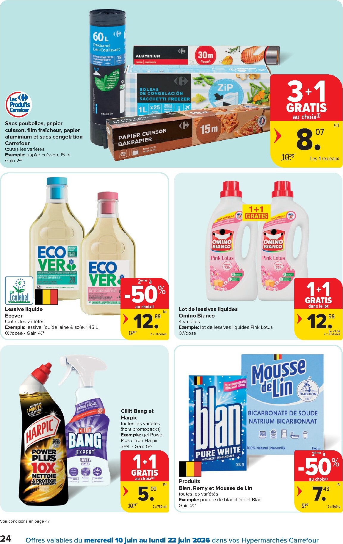 carrefour - Huidige Carrefour Hypermarchés folder geldig van woensdag 10/06/2026 tot maandag 22/06/2026 - page: 24