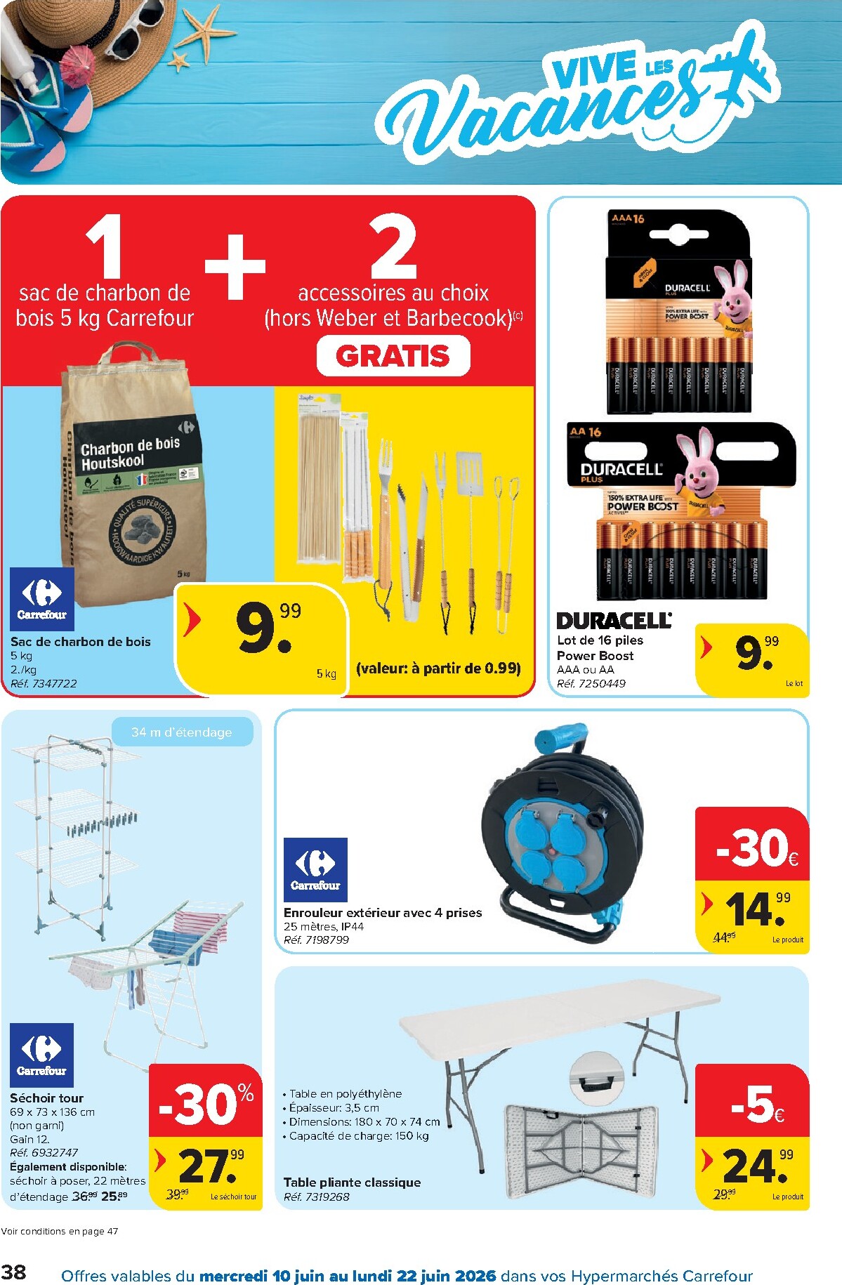 carrefour - Huidige Carrefour Hypermarchés folder geldig van woensdag 10/06/2026 tot maandag 22/06/2026 - page: 38