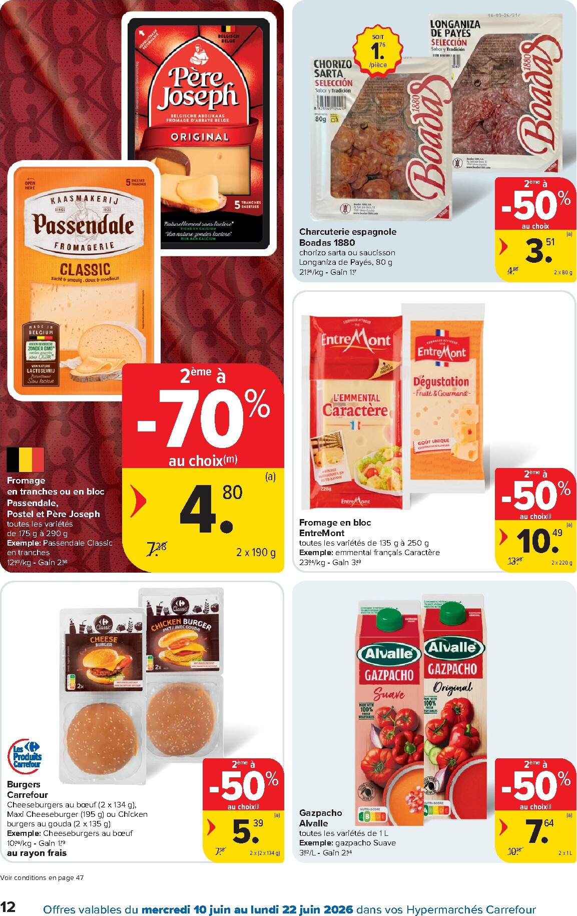 carrefour - Huidige Carrefour Hypermarchés folder geldig van woensdag 10/06/2026 tot maandag 22/06/2026 - page: 12
