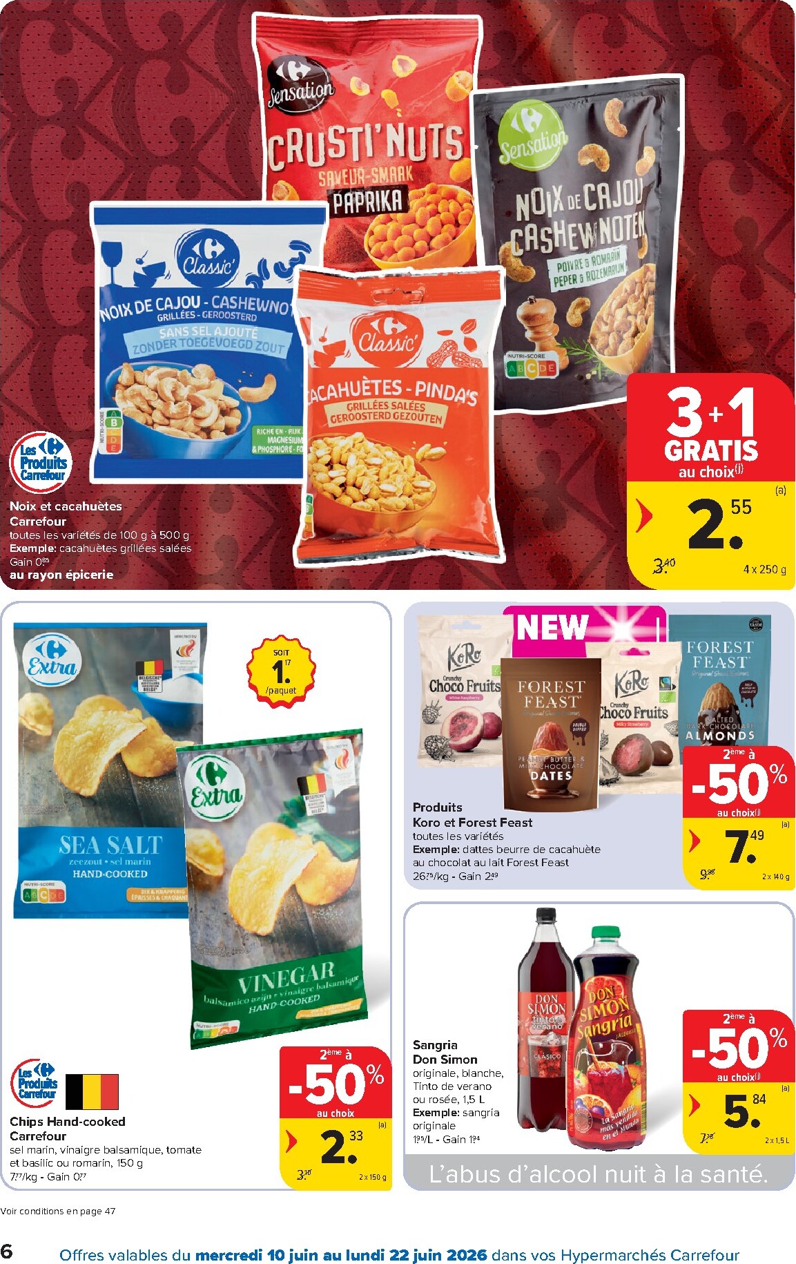 carrefour - Huidige Carrefour Hypermarchés folder geldig van woensdag 10/06/2026 tot maandag 22/06/2026 - page: 6