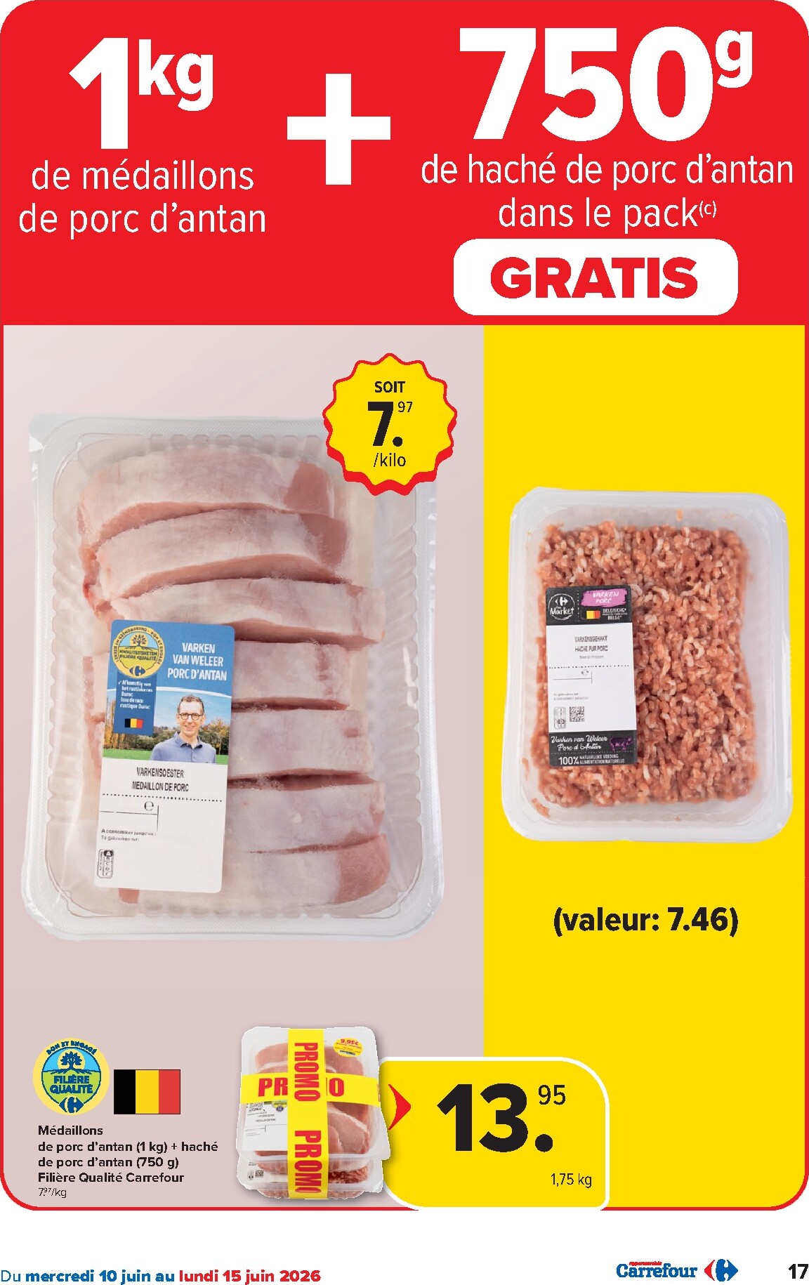 carrefour - Huidige Carrefour Hypermarchés folder geldig van woensdag 10/06/2026 tot maandag 22/06/2026 - page: 17