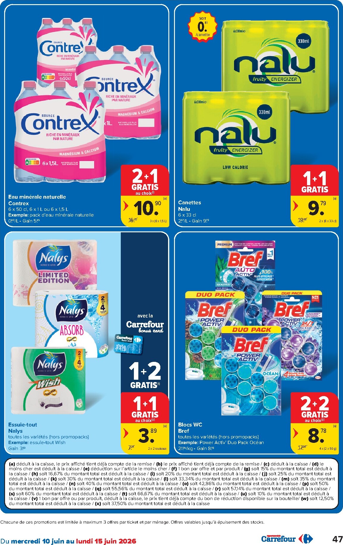 carrefour - Huidige Carrefour Hypermarchés folder geldig van woensdag 10/06/2026 tot maandag 22/06/2026 - page: 47
