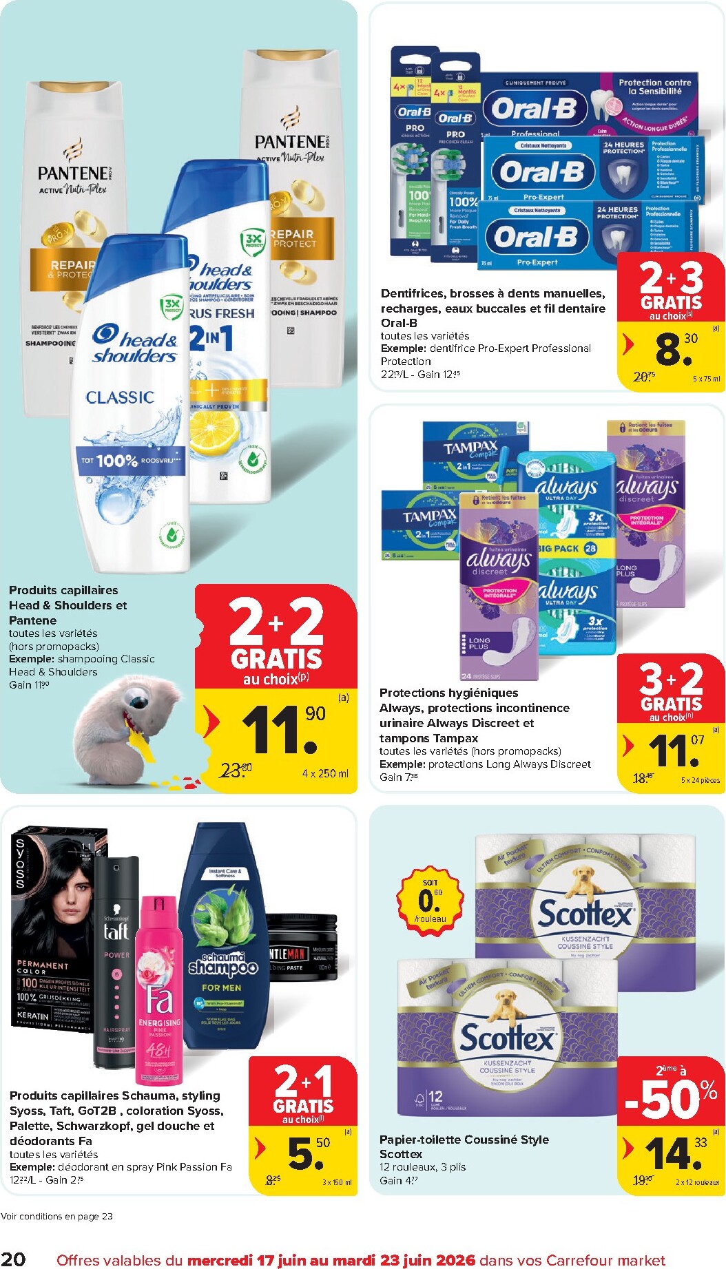 carrefour - Huidige Carrefour Market folder geldig van woensdag 17/06/2026 tot dinsdag 23/06/2026 - page: 20