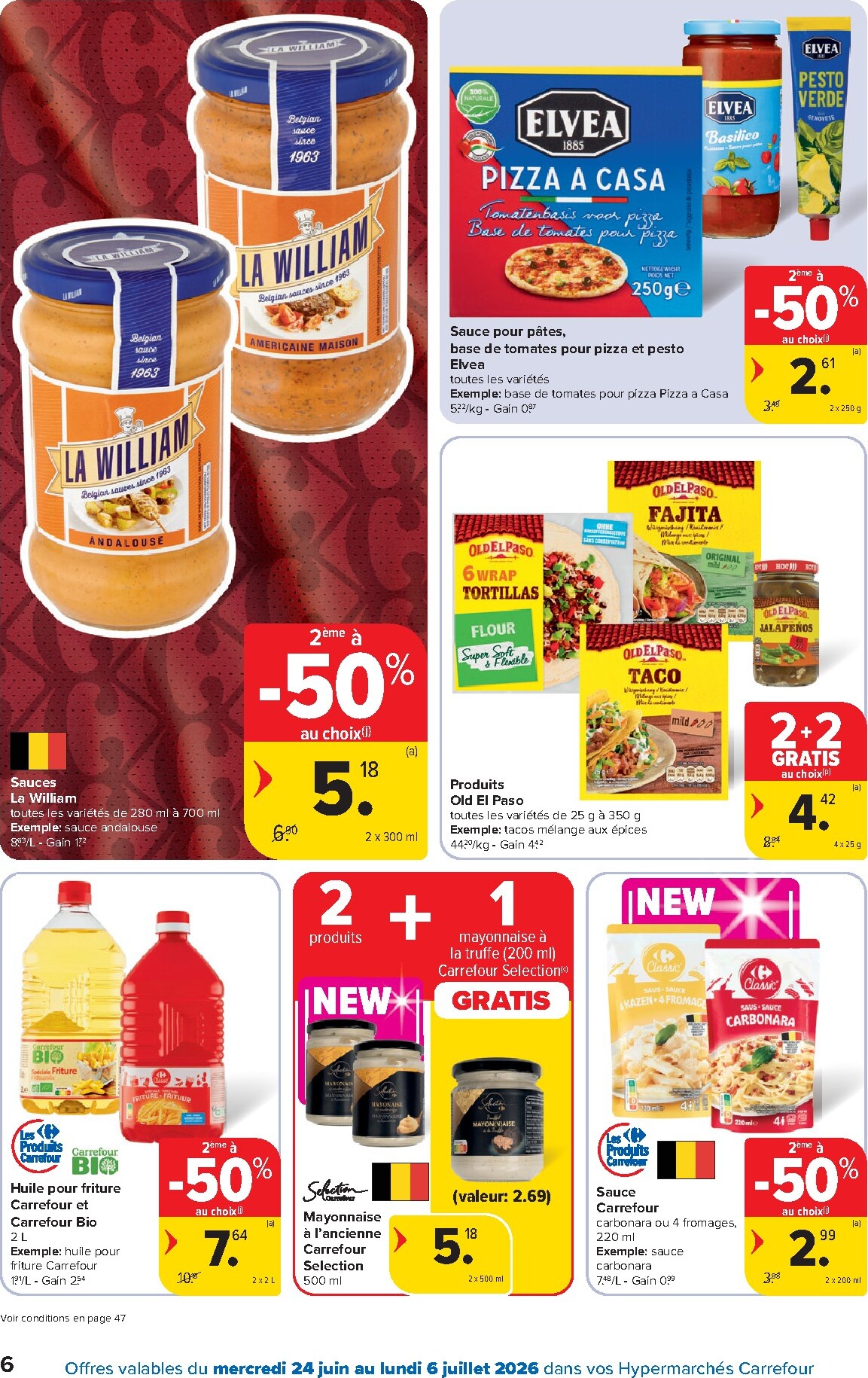 carrefour - Carrefour Hypermarchés folder voor volgende week van woensdag 24/06/2026 tot maandag 06/07/2026 - page: 6