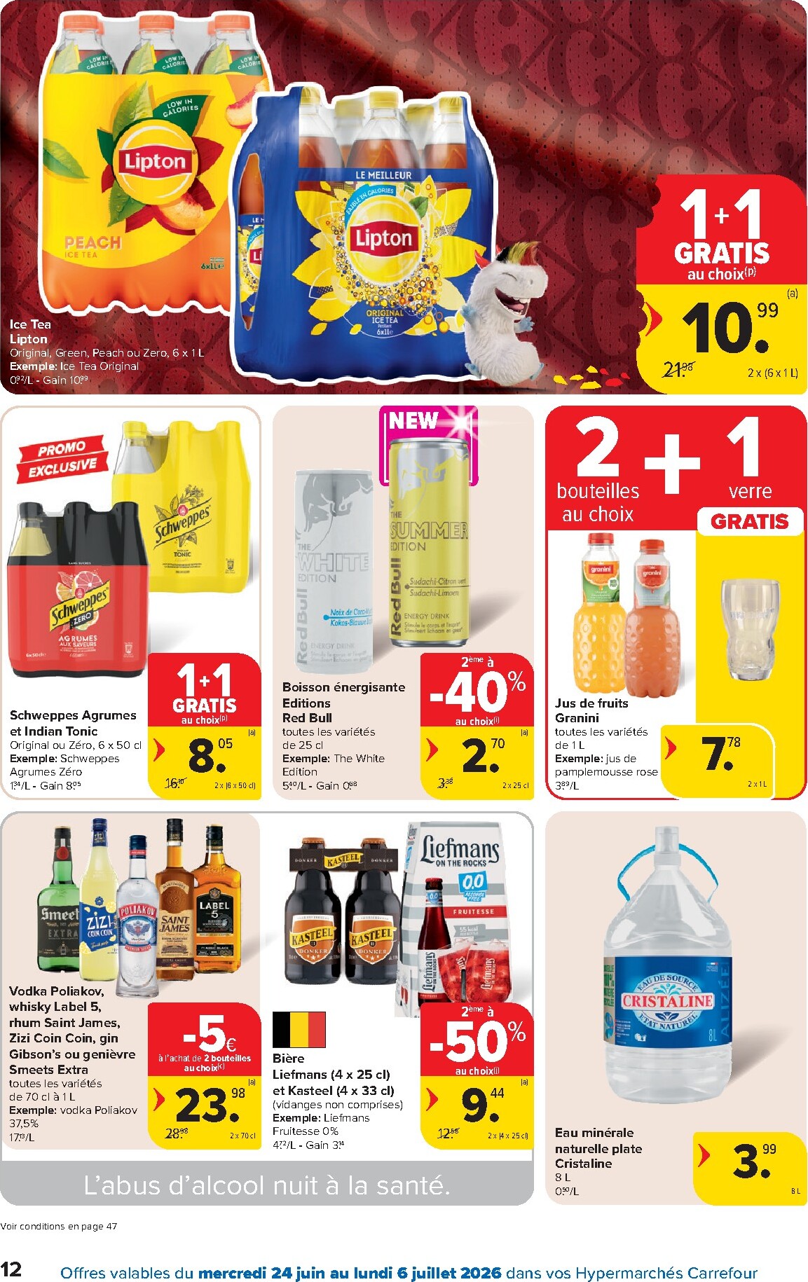 carrefour - Carrefour Hypermarchés folder voor volgende week van woensdag 24/06/2026 tot maandag 06/07/2026 - page: 12