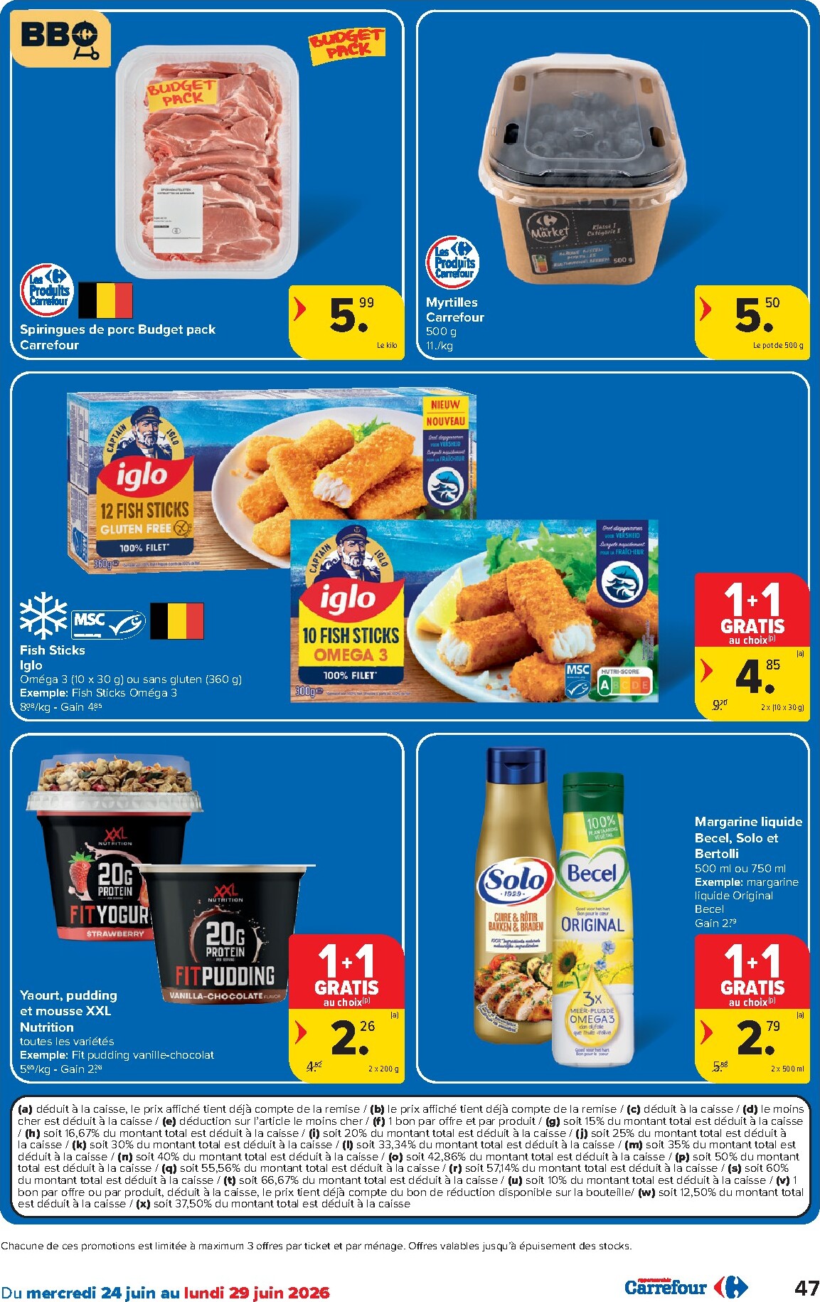 carrefour - Carrefour Hypermarchés folder voor volgende week van woensdag 24/06/2026 tot maandag 06/07/2026 - page: 47