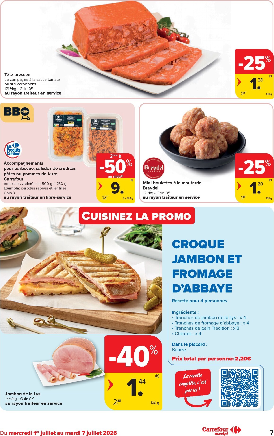 carrefour - Carrefour Market folder voor volgende week van woensdag 01/07/2026 tot dinsdag 07/07/2026 - page: 7