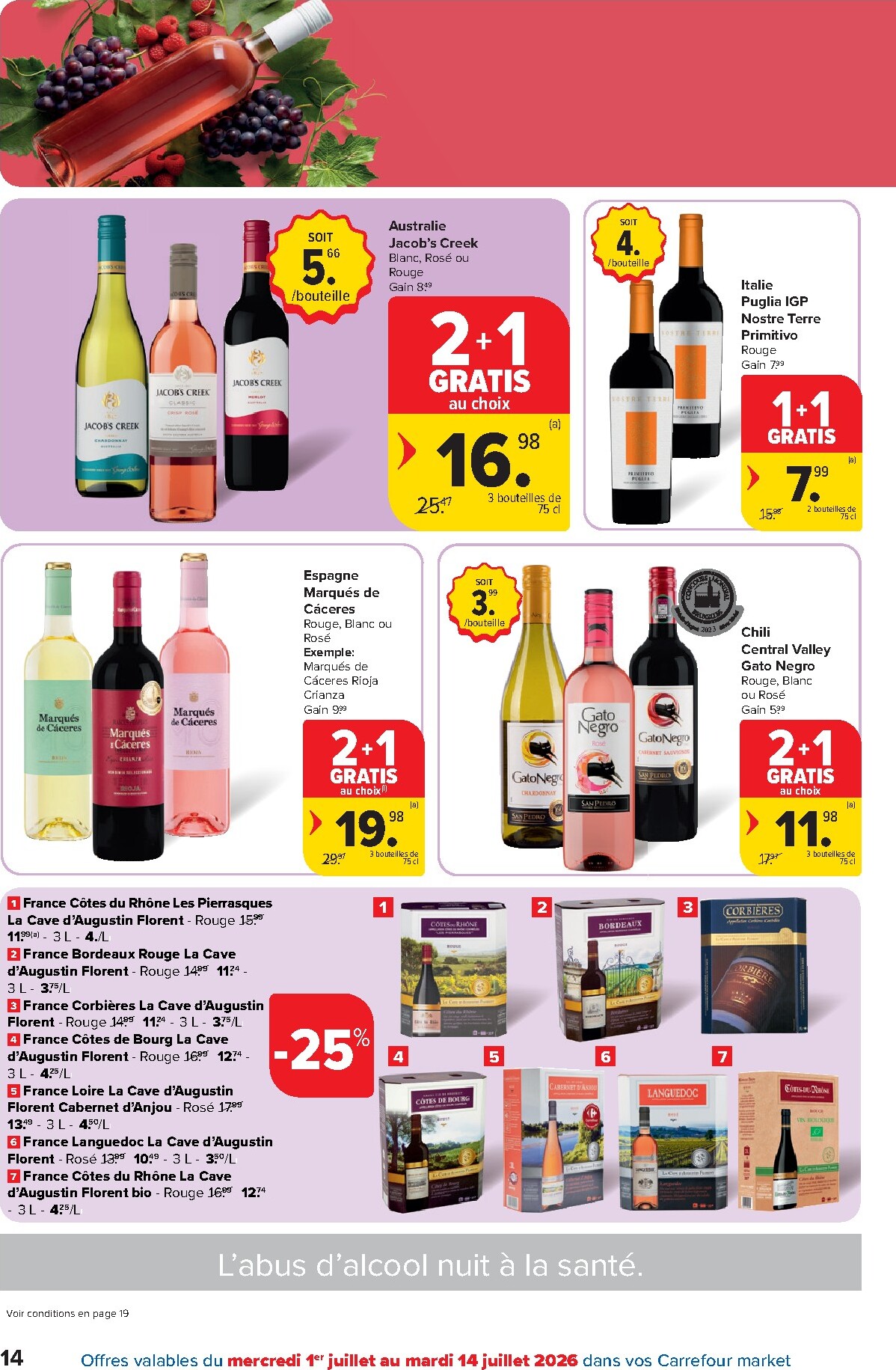 carrefour - Carrefour Market folder voor volgende week van woensdag 01/07/2026 tot dinsdag 07/07/2026 - page: 14