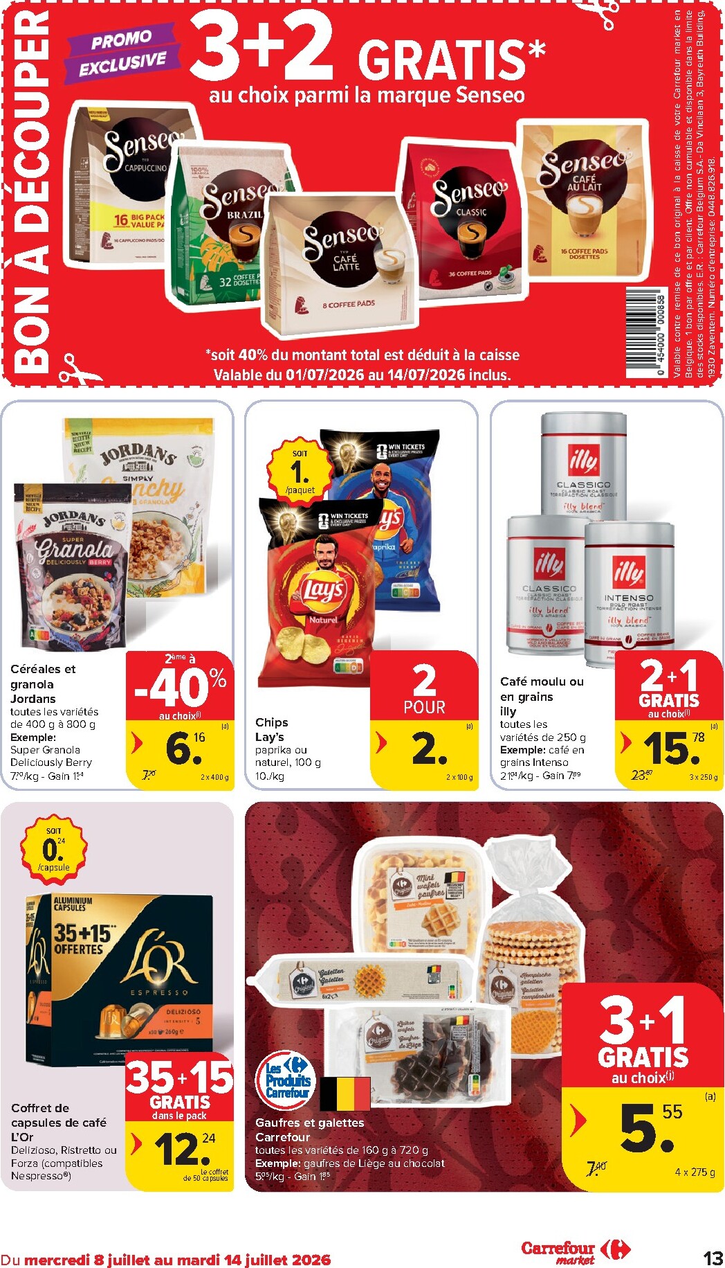 carrefour - Carrefour Market folder voor volgende week van woensdag 08/07/2026 tot dinsdag 14/07/2026 - page: 13