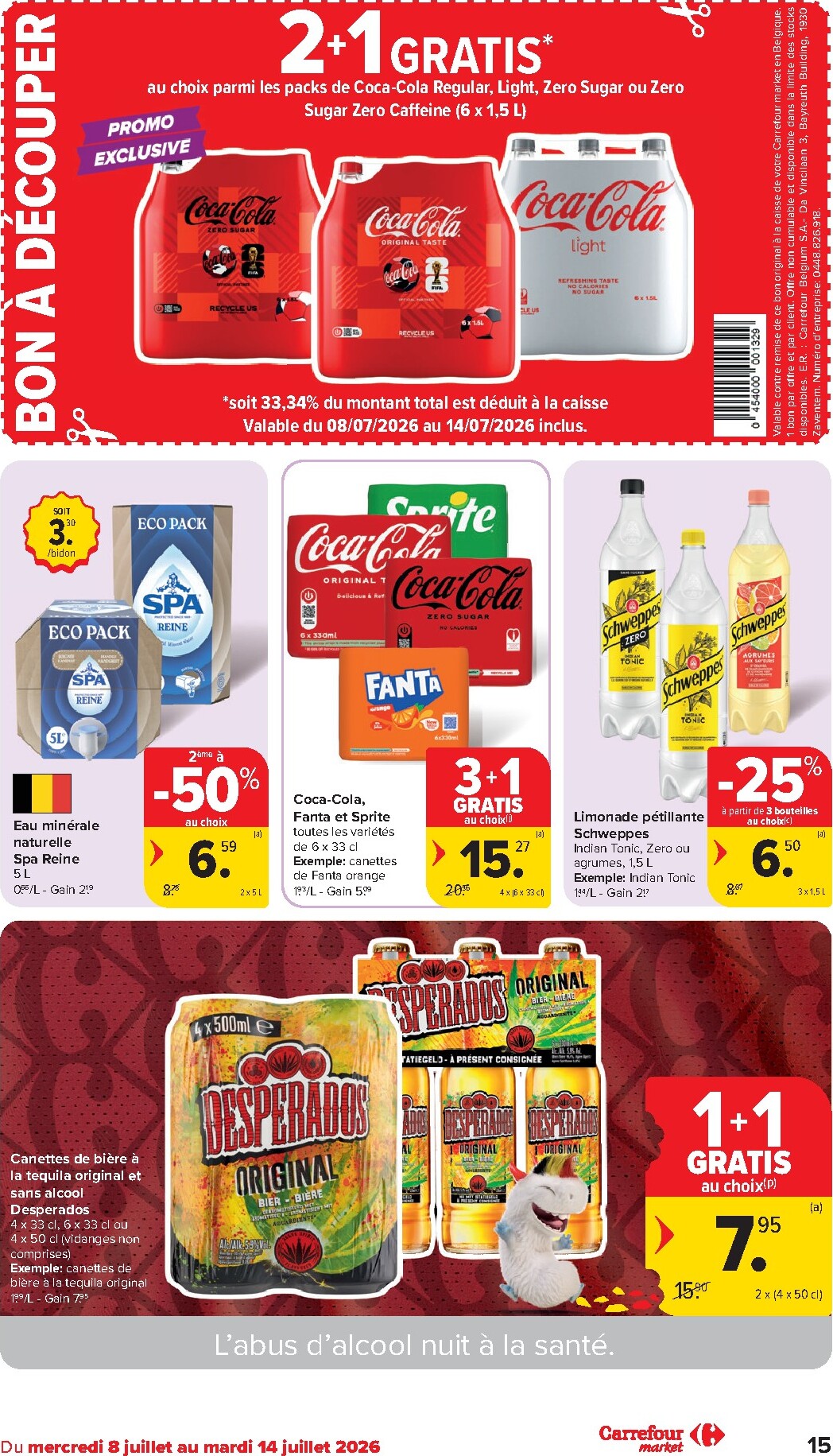 carrefour - Carrefour Market folder voor volgende week van woensdag 08/07/2026 tot dinsdag 14/07/2026 - page: 15
