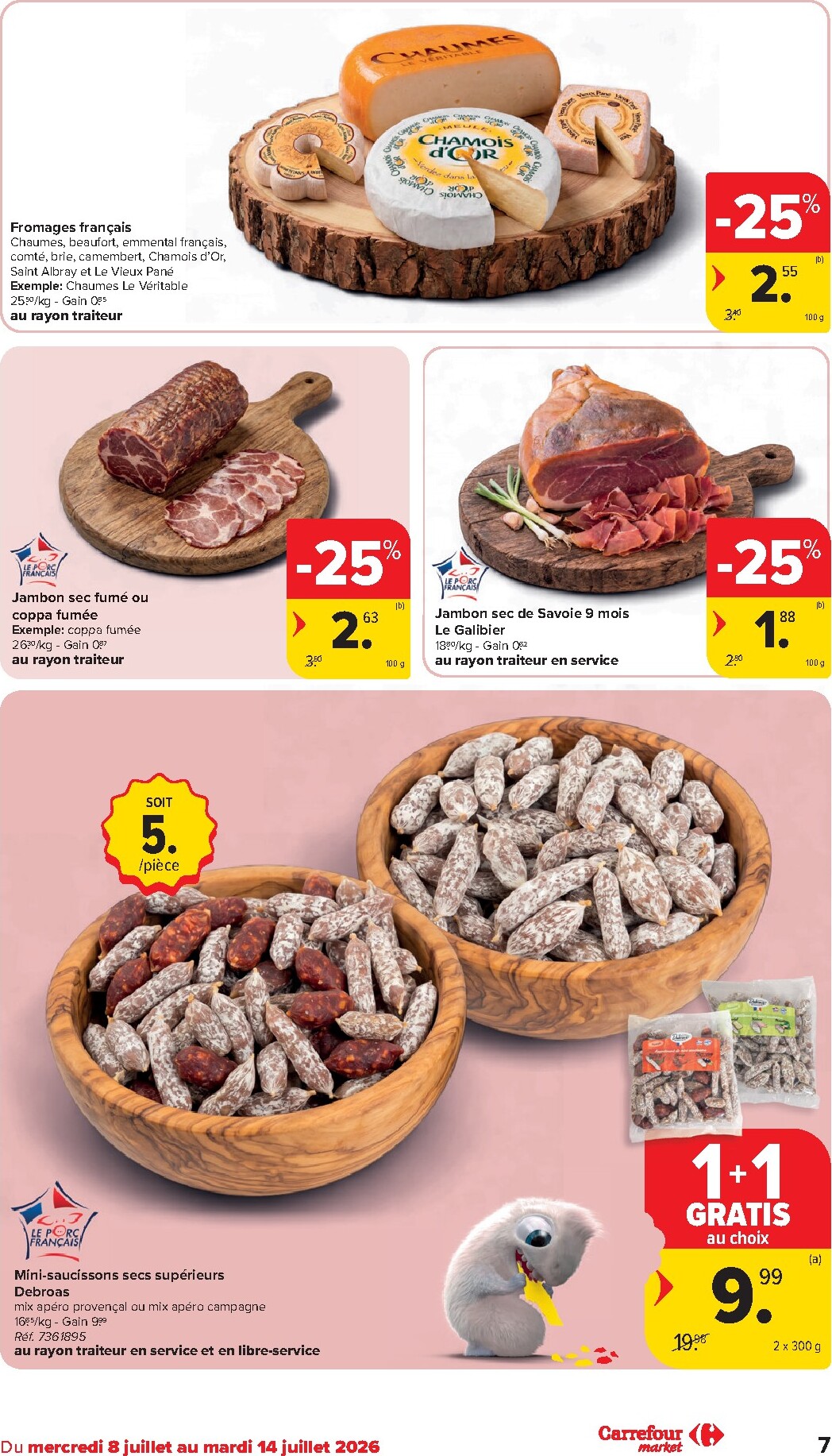 carrefour - Carrefour Market folder voor volgende week van woensdag 08/07/2026 tot dinsdag 14/07/2026 - page: 7