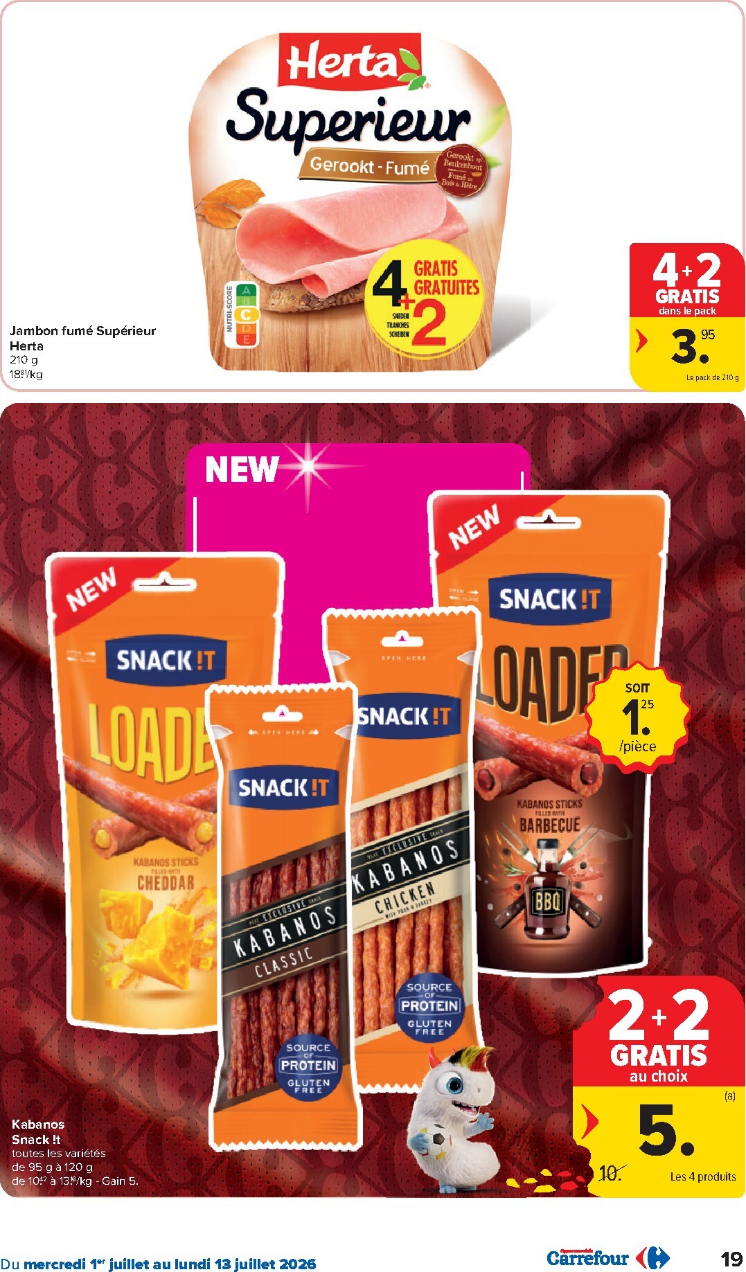 carrefour - Huidige Carrefour Hypermarchés folder geldig van woensdag 01/07/2026 tot maandag 13/07/2026 - page: 19