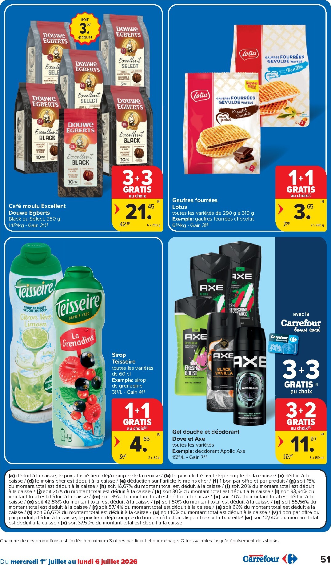 carrefour - Huidige Carrefour Hypermarchés folder geldig van woensdag 01/07/2026 tot maandag 13/07/2026 - page: 51