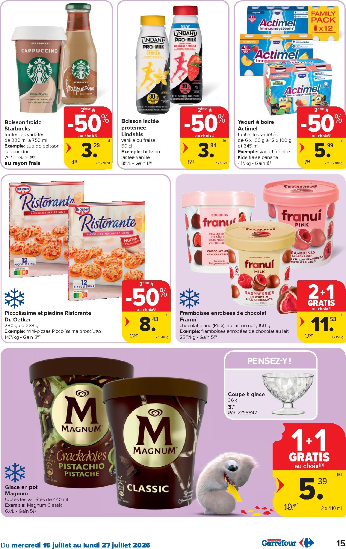 carrefour - Carrefour Hypermarchés folder voor volgende week van woensdag 15/07/2026 tot maandag 27/07/2026 - page: 15