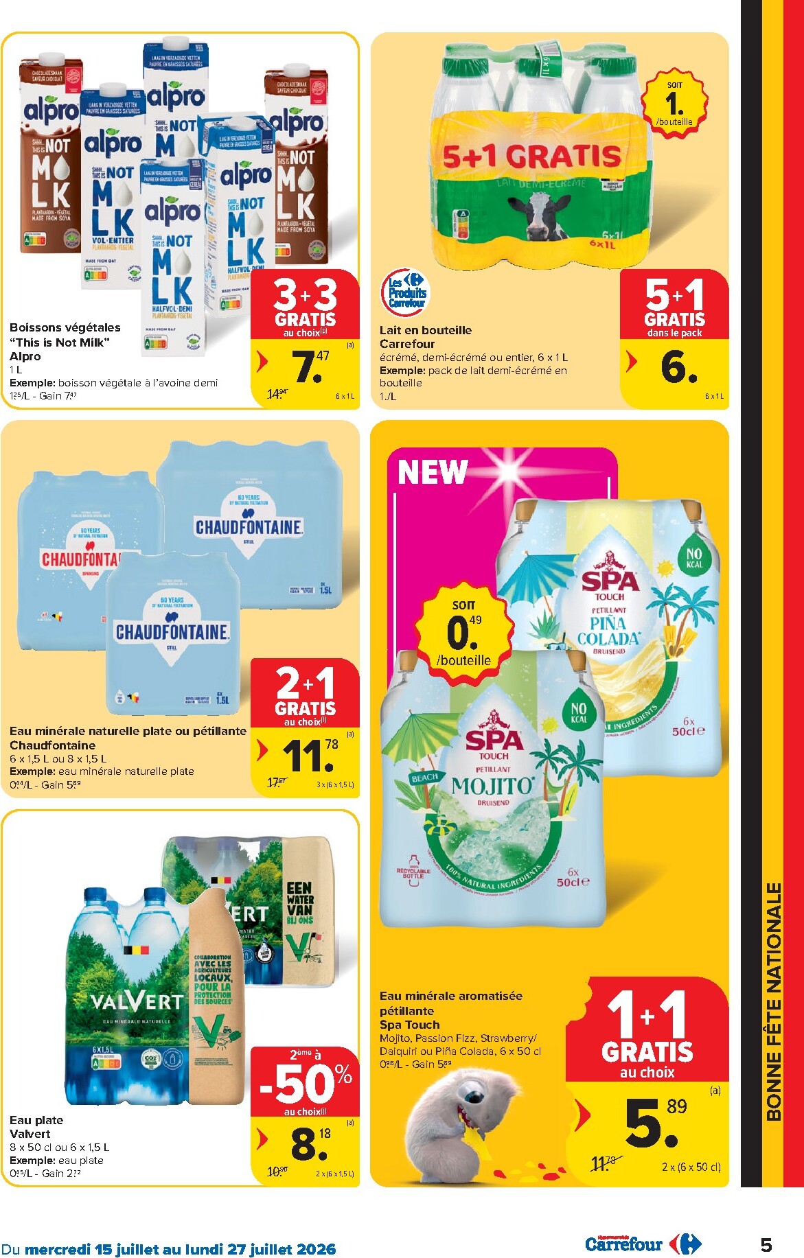 carrefour - Carrefour Hypermarchés folder voor volgende week van woensdag 15/07/2026 tot maandag 27/07/2026 - page: 5