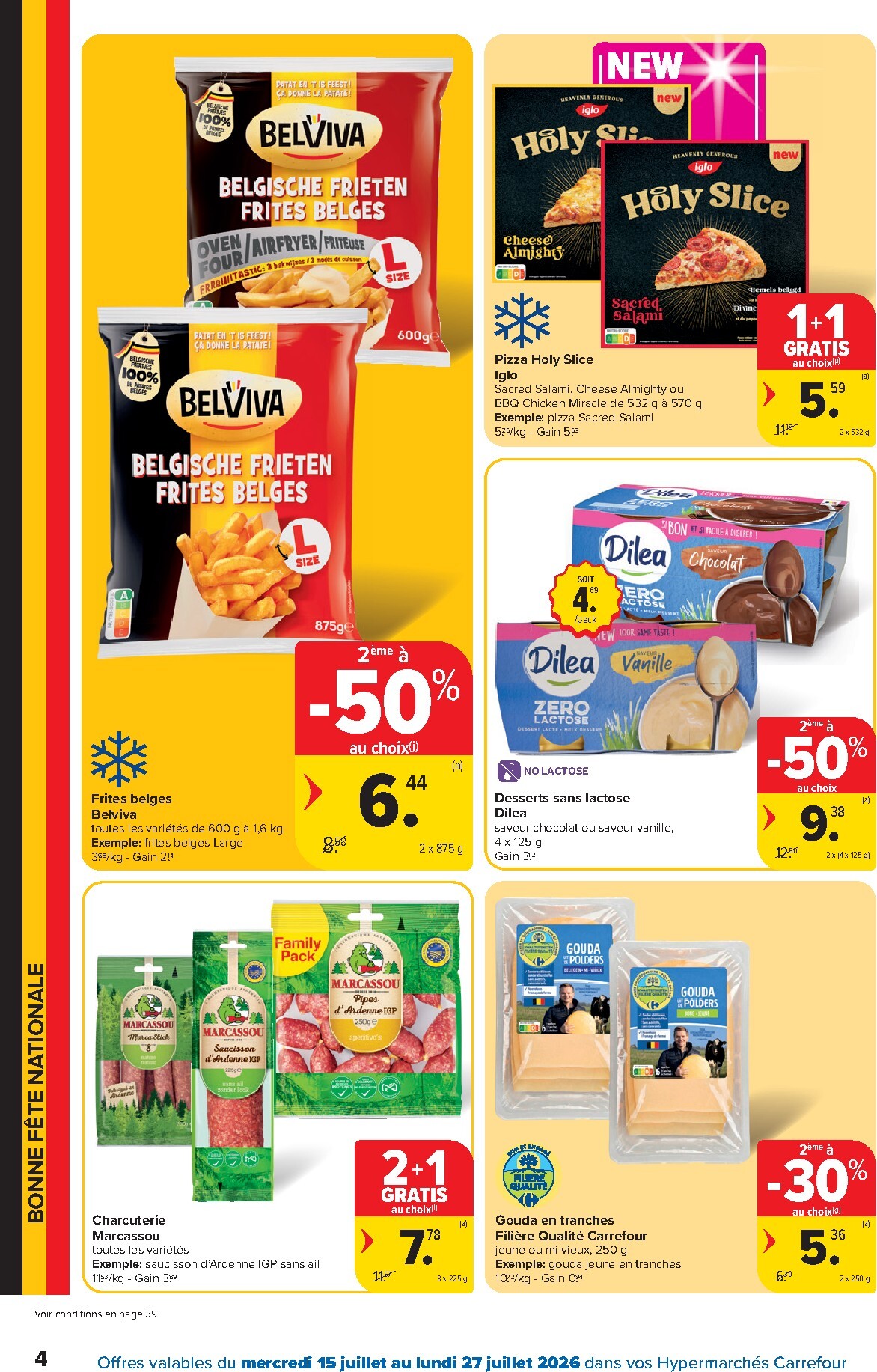 carrefour - Carrefour Hypermarchés folder voor volgende week van woensdag 15/07/2026 tot maandag 27/07/2026 - page: 4