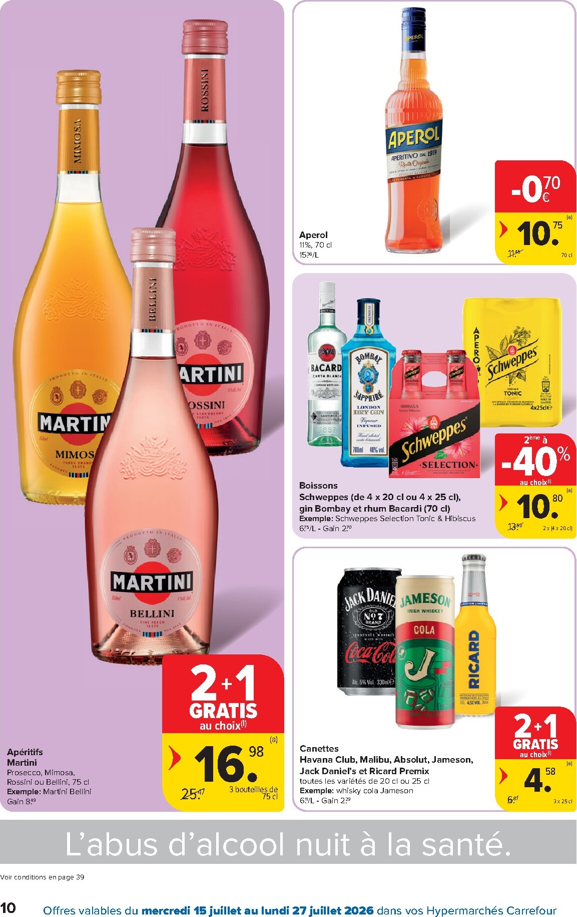 carrefour - Carrefour Hypermarchés folder voor volgende week van woensdag 15/07/2026 tot maandag 27/07/2026 - page: 10